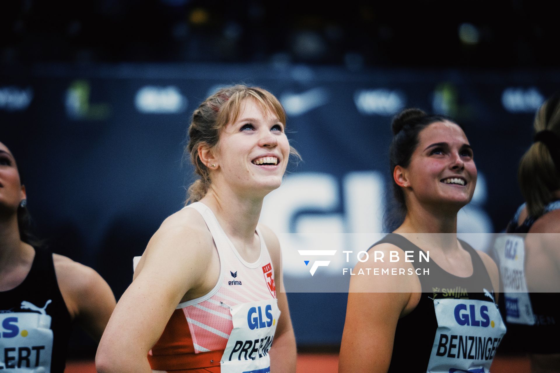 Talea Prepens (TV Cloppenburg) bei den Deutschen Leichtathletik-Hallenmeisterschaften am 18.02.2023 in der Helmut-Koernig-Halle in Dortmund