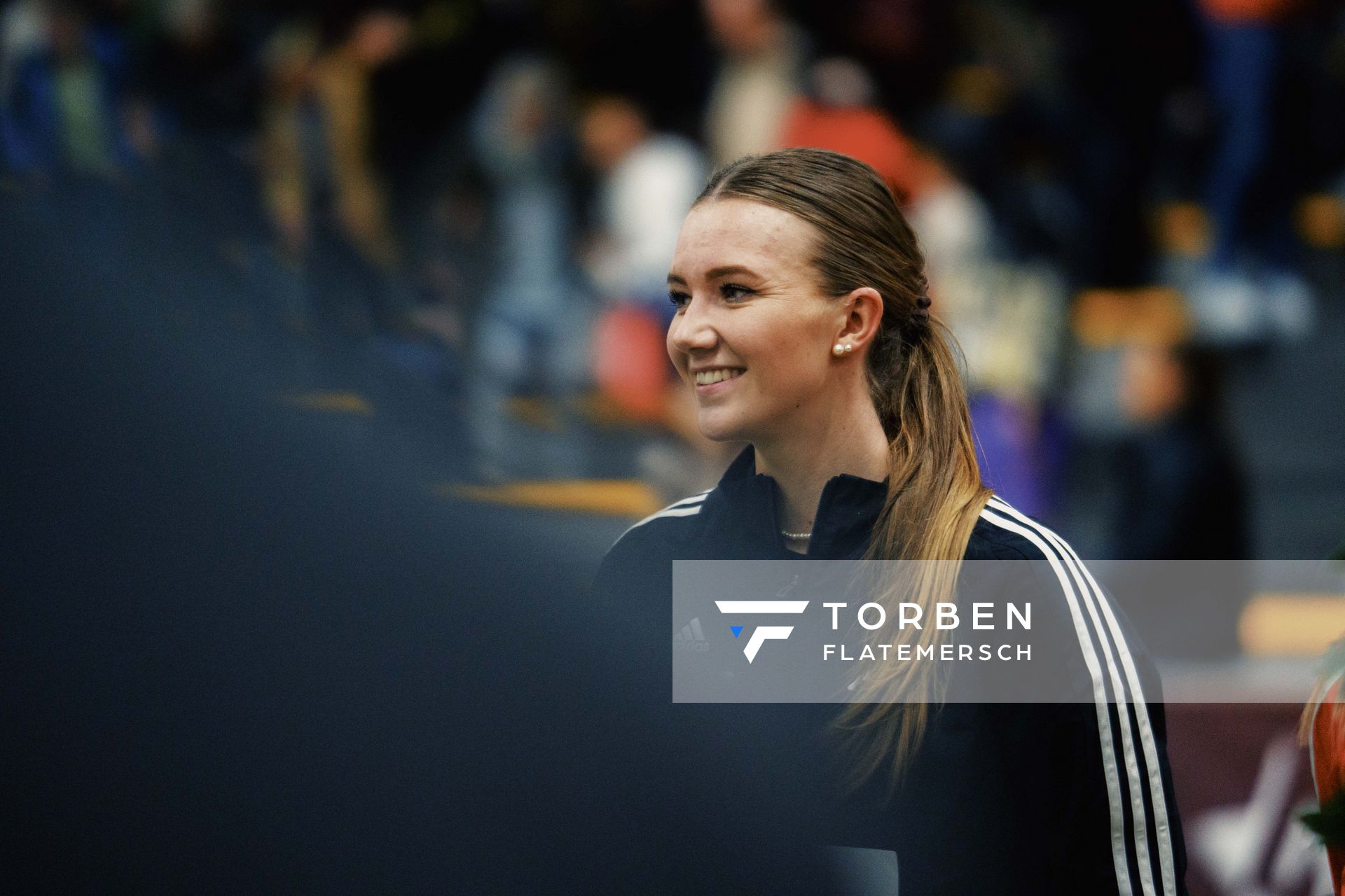 Kira Wittmann (LG Goettingen) bei den Deutschen Leichtathletik-Hallenmeisterschaften am 18.02.2023 in der Helmut-Koernig-Halle in Dortmund