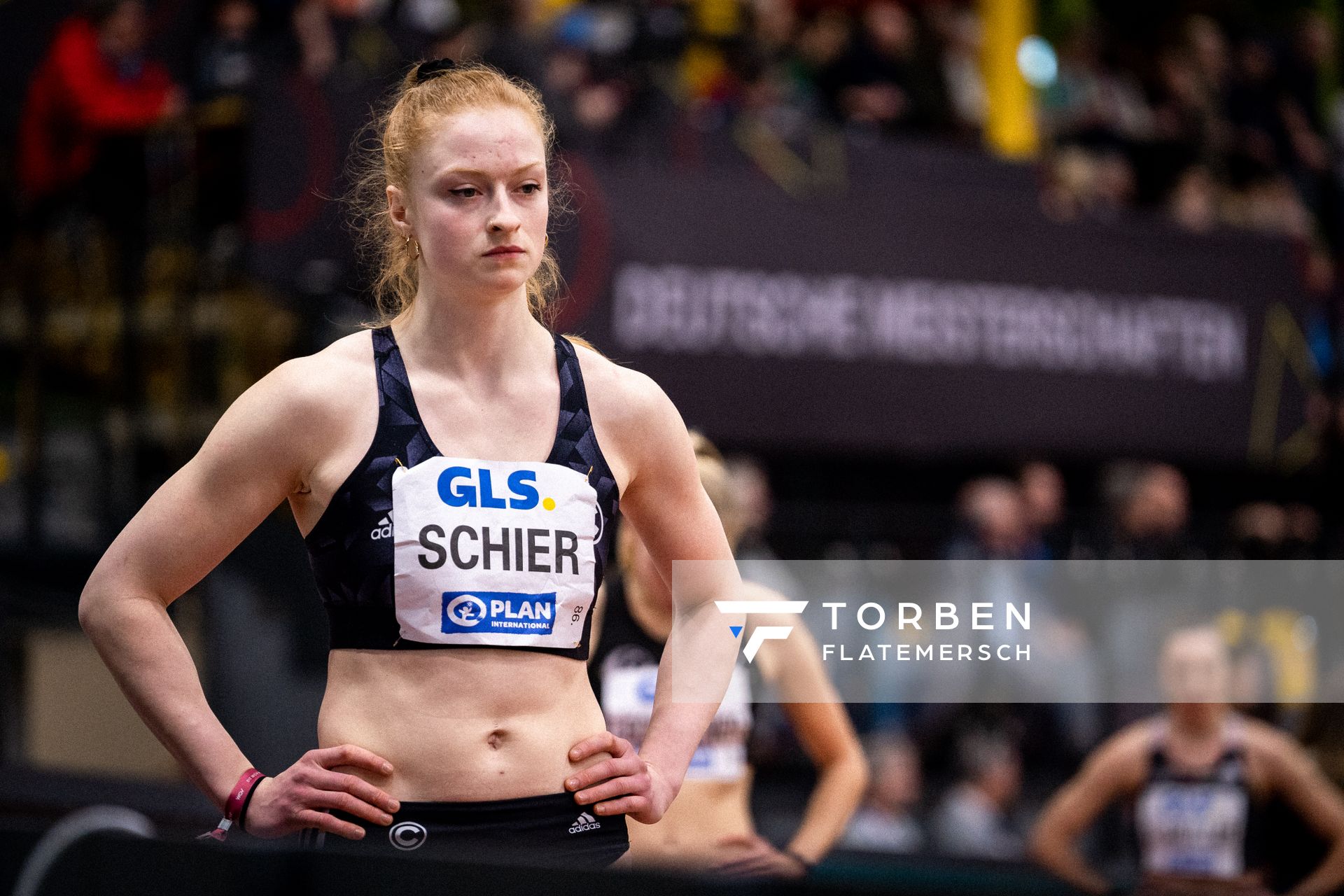 Skadi Schier (SCC Berlin) bei den Deutschen Leichtathletik-Hallenmeisterschaften am 19.02.2023 in der Helmut-Koernig-Halle in Dortmund