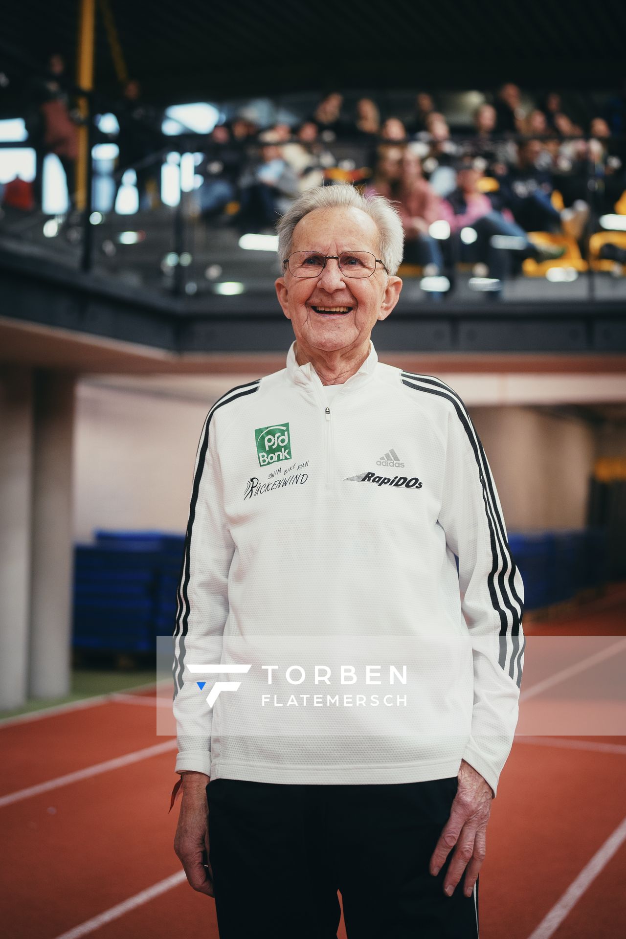 Senioren Leichtathlet des Jahres 2022: Klemens Wittig (LC Rapid Dortmund) bei den Deutschen Leichtathletik-Hallenmeisterschaften am 19.02.2023 in der Helmut-Koernig-Halle in Dortmund