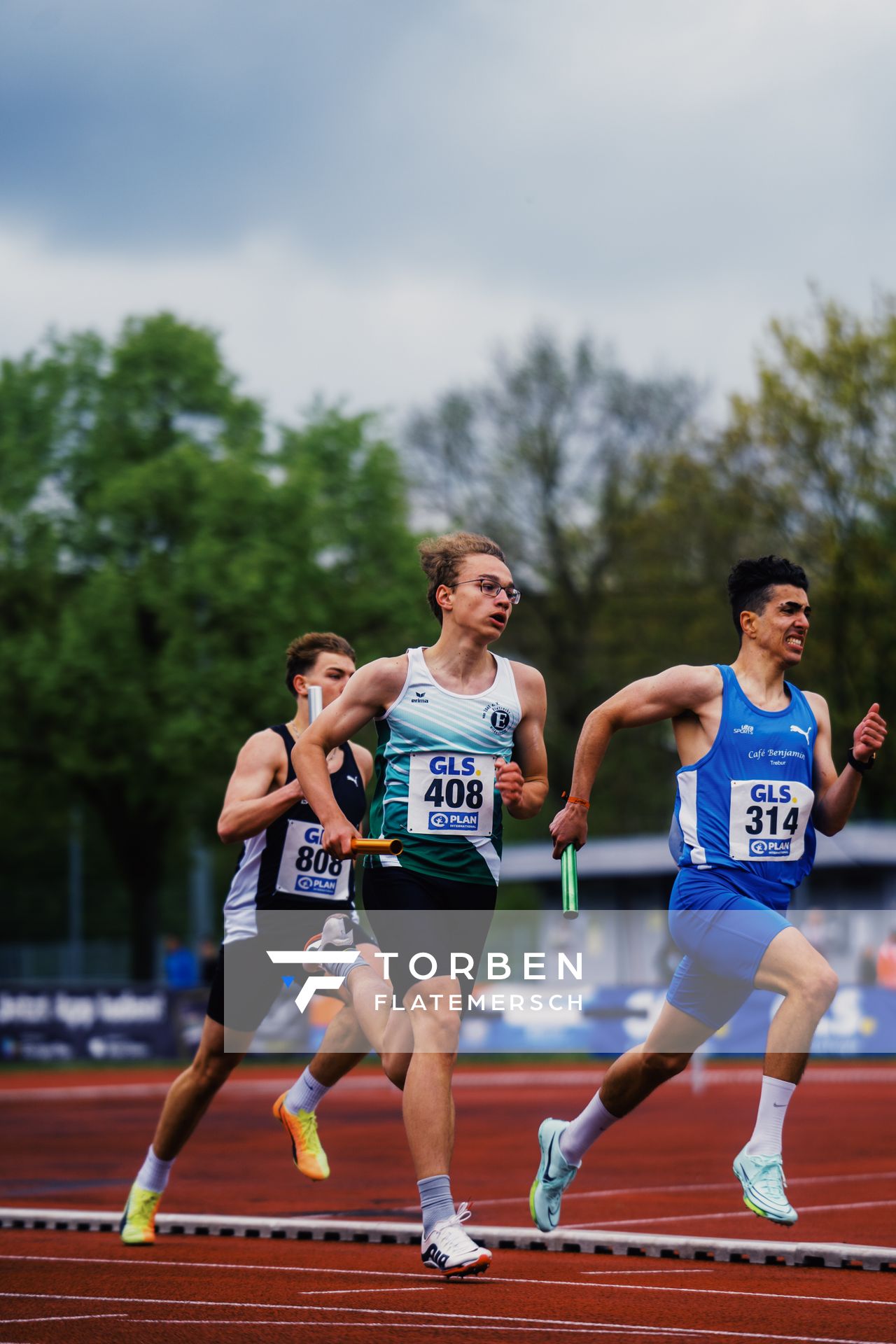 Kai Englmann (Eintracht Hildesheim) am 29.04.2023 bei den deutschen Meisterschaften Langstaffel in Bietigheim-Bissingen