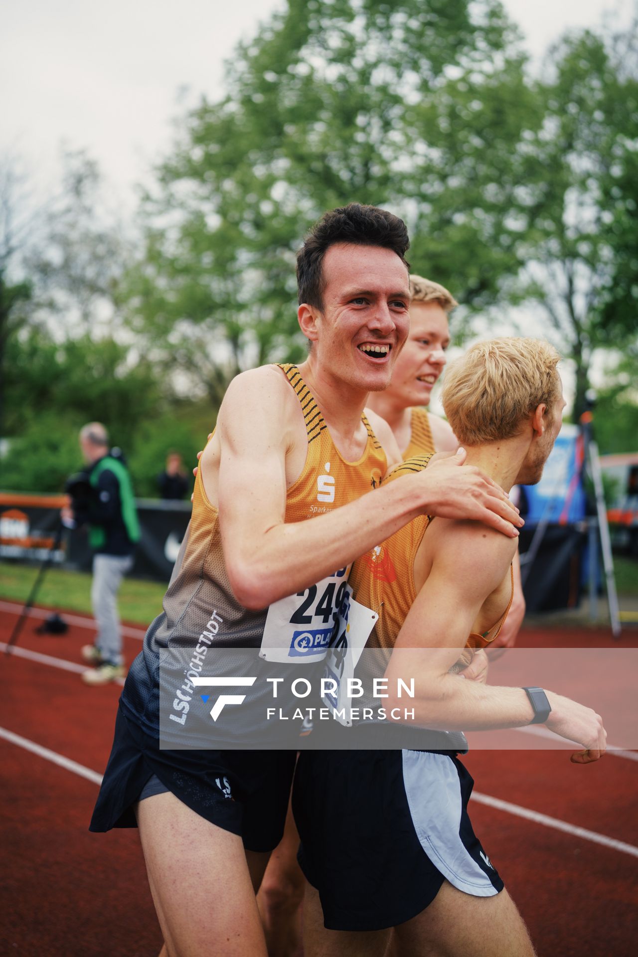 Niklas Buchholz (LSC Hoechstadt/Aisch) am 29.04.2023 bei den deutschen Meisterschaften Langstaffel in Bietigheim-Bissingen