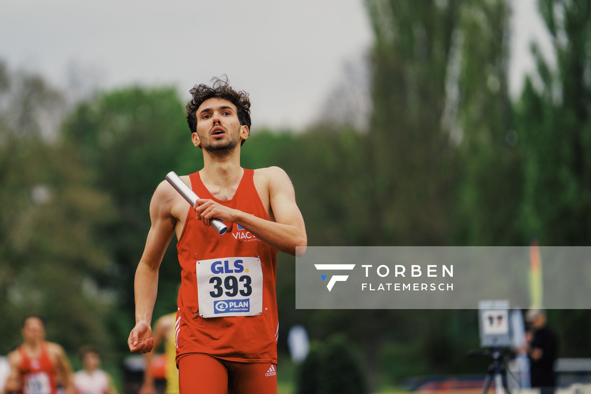 Ardit Vidishiqi (Hamburger SV) am 29.04.2023 bei den deutschen Meisterschaften Langstaffel in Bietigheim-Bissingen