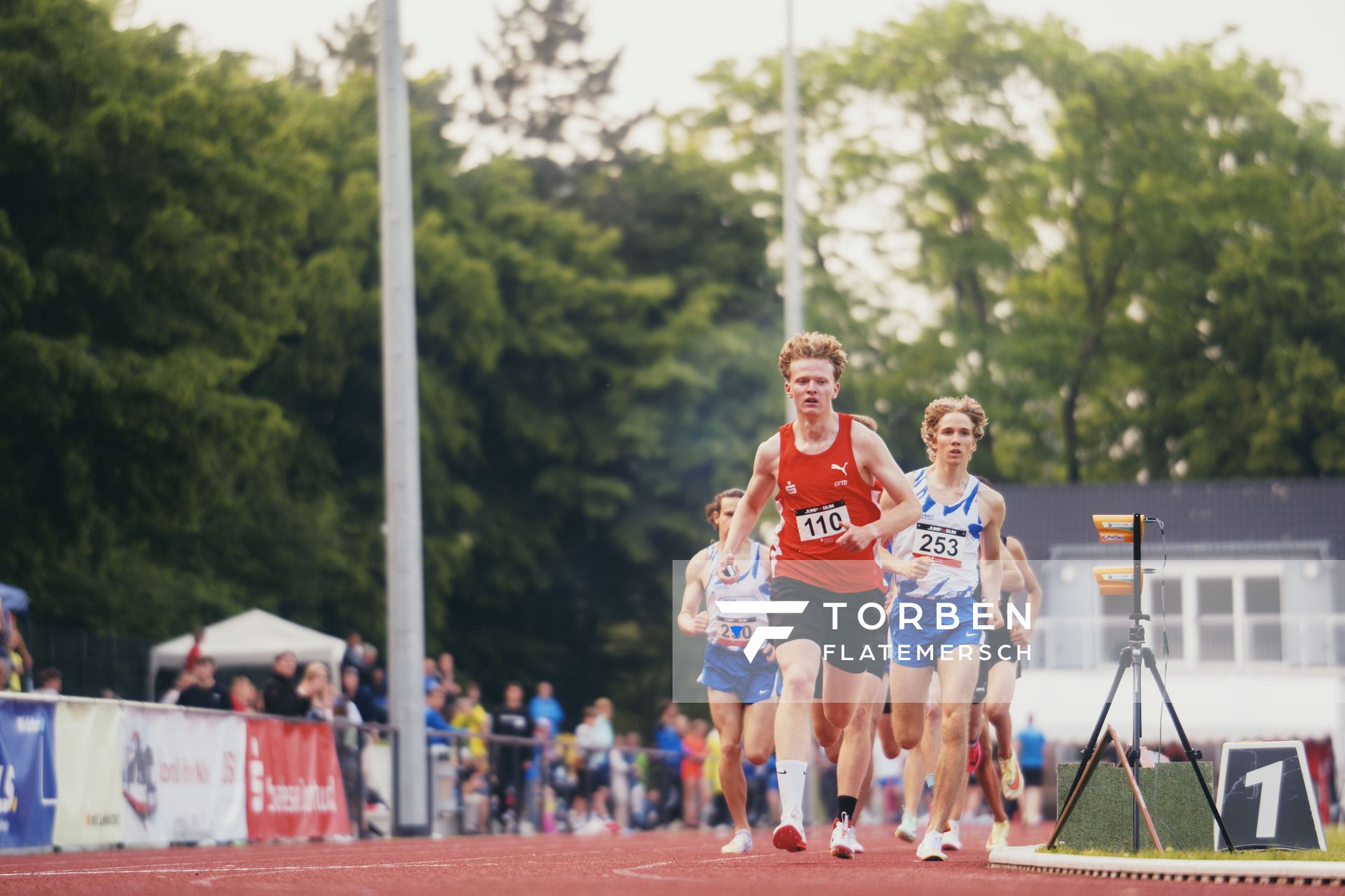Tammo Doerner (LG Olympia Dortmund) am 07.06.2023 beim Jump n Run Meeting im Stadion Dortmund-Hacheney in Dortmund