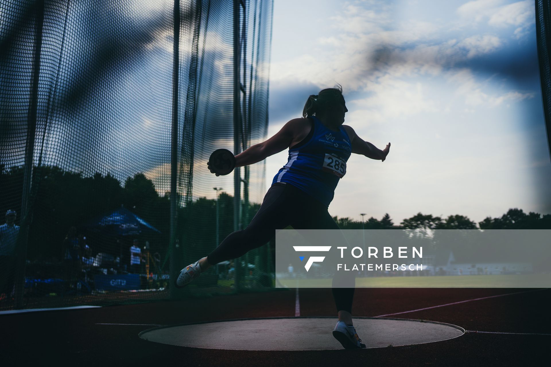 Julia Ritter (TV Wattenscheid 01) am 07.06.2023 beim Jump n Run Meeting im Stadion Dortmund-Hacheney in Dortmund