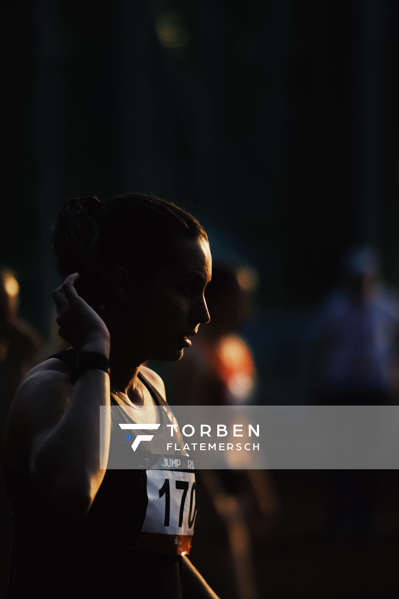 Charline Mathias (Luxemburg) am 07.06.2023 beim Jump n Run Meeting im Stadion Dortmund-Hacheney in Dortmund