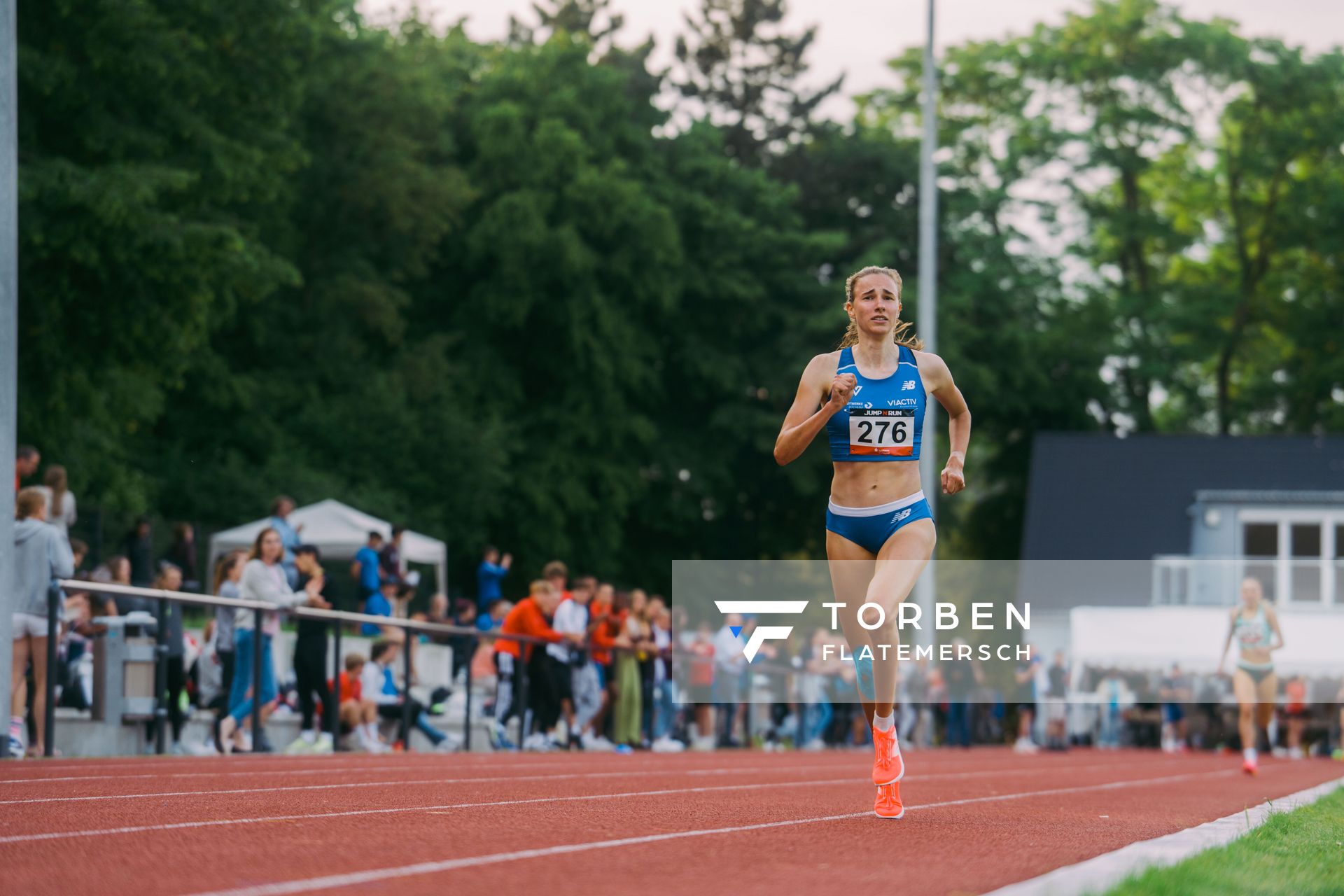 Verena Meisl (TV Wattenscheid 01) am 07.06.2023 beim Jump n Run Meeting im Stadion Dortmund-Hacheney in Dortmund