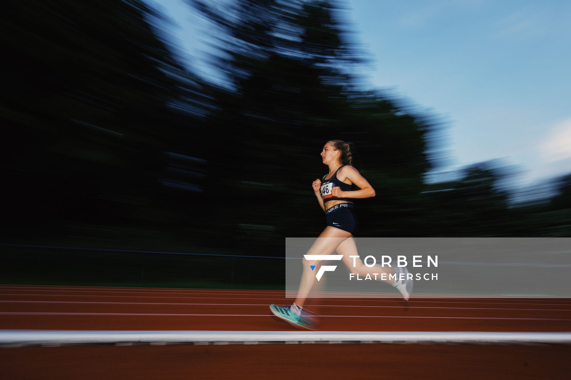 Zoe Grond (LAZ Soest) am 07.06.2023 beim Jump n Run Meeting im Stadion Dortmund-Hacheney in Dortmund
