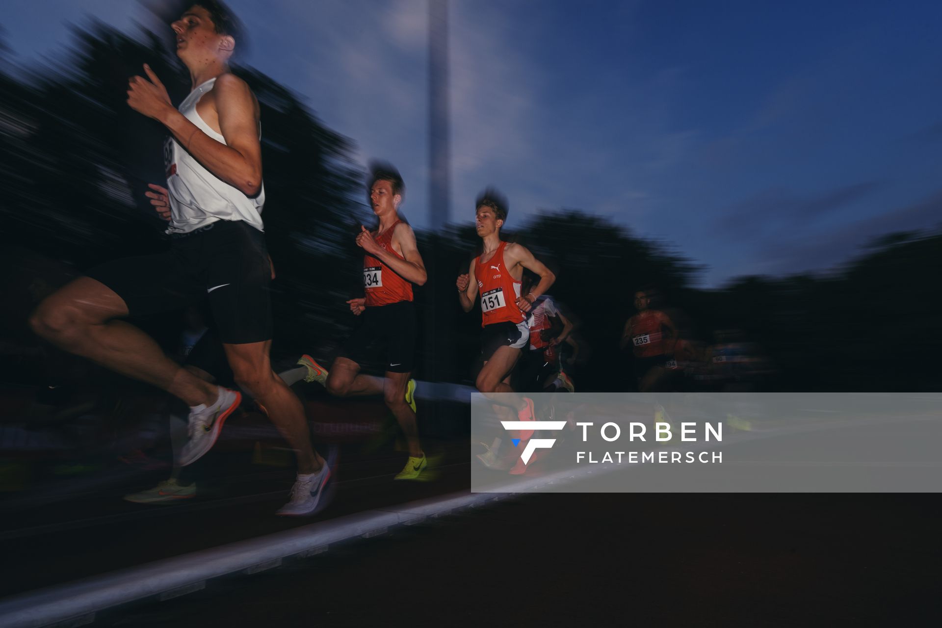 Lenny Fred Riebe (LG Olympia Dortmund) am 07.06.2023 beim Jump n Run Meeting im Stadion Dortmund-Hacheney in Dortmund