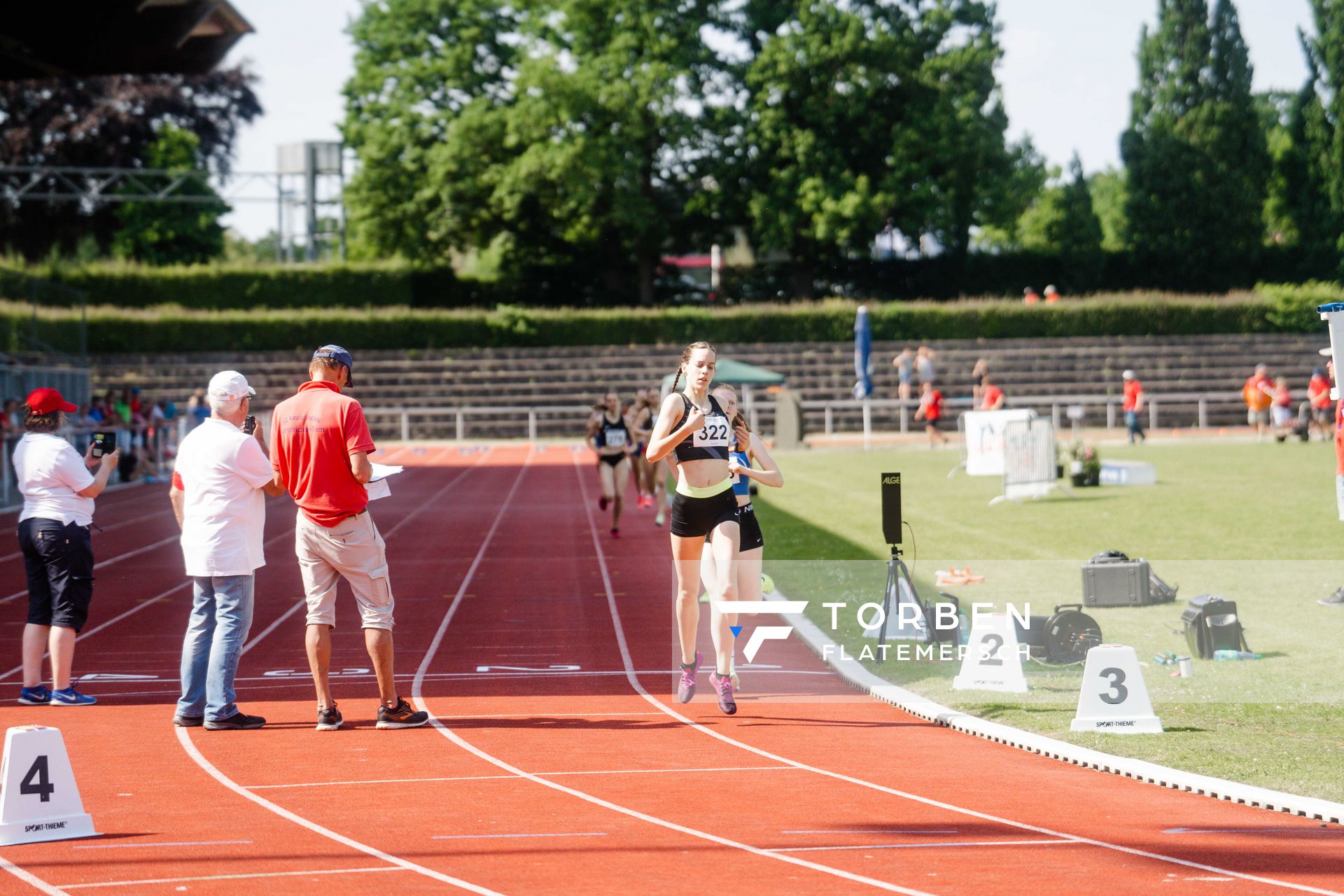 Franka Windmoeller (LG Neustadt Nord) am 11.06.2023 waehrend den NLV + BLV U20/U16 Landesmeisterschaften im Stadion Berliner Ring in Verden