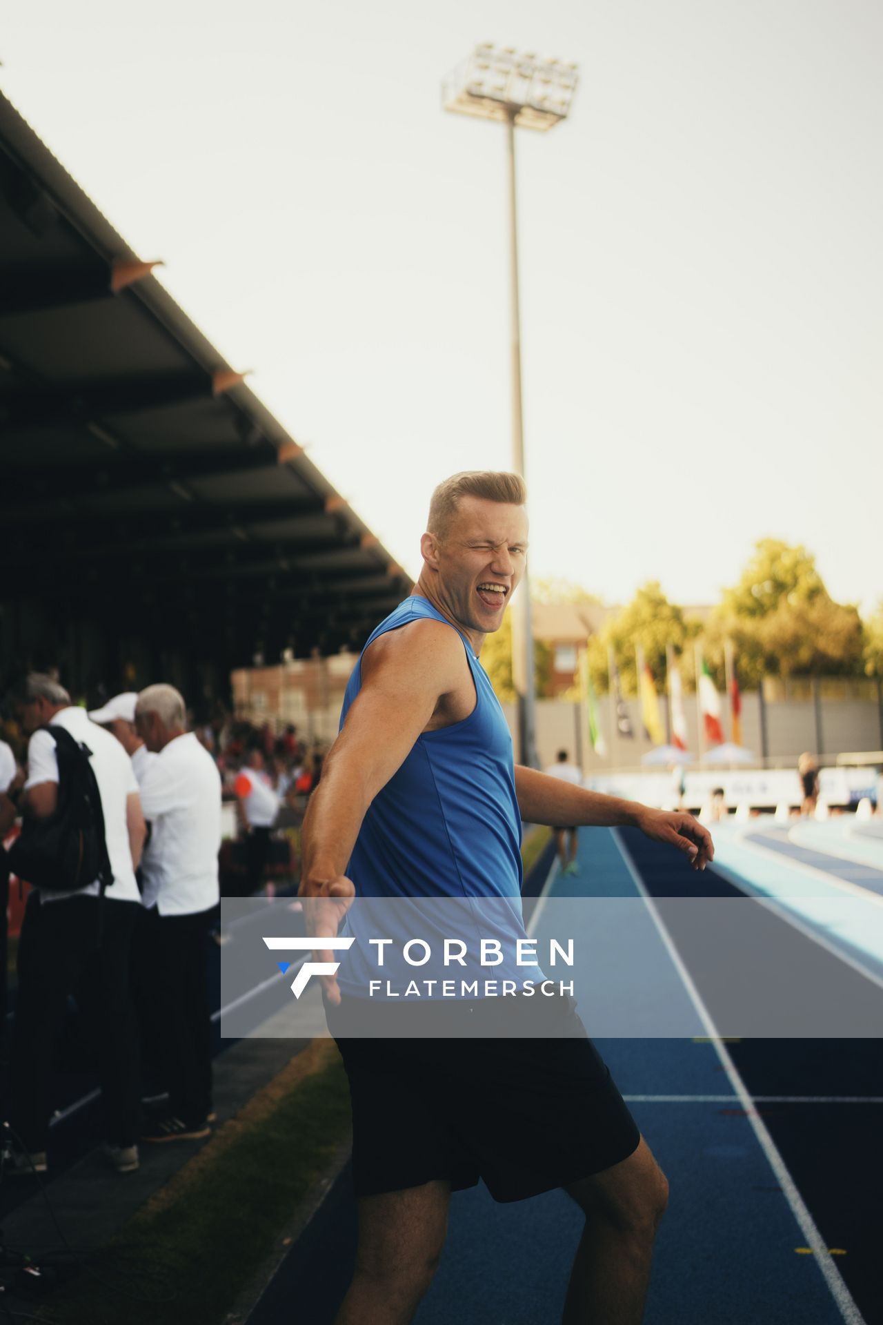 Nico Beckers (GER/LAV Bayer Uerdingen/Dormagen) am 17.06.2023 beim Stadtwerke Ratingen Mehrkampf-Meeting im Stadion am Stadionring in Ratingen