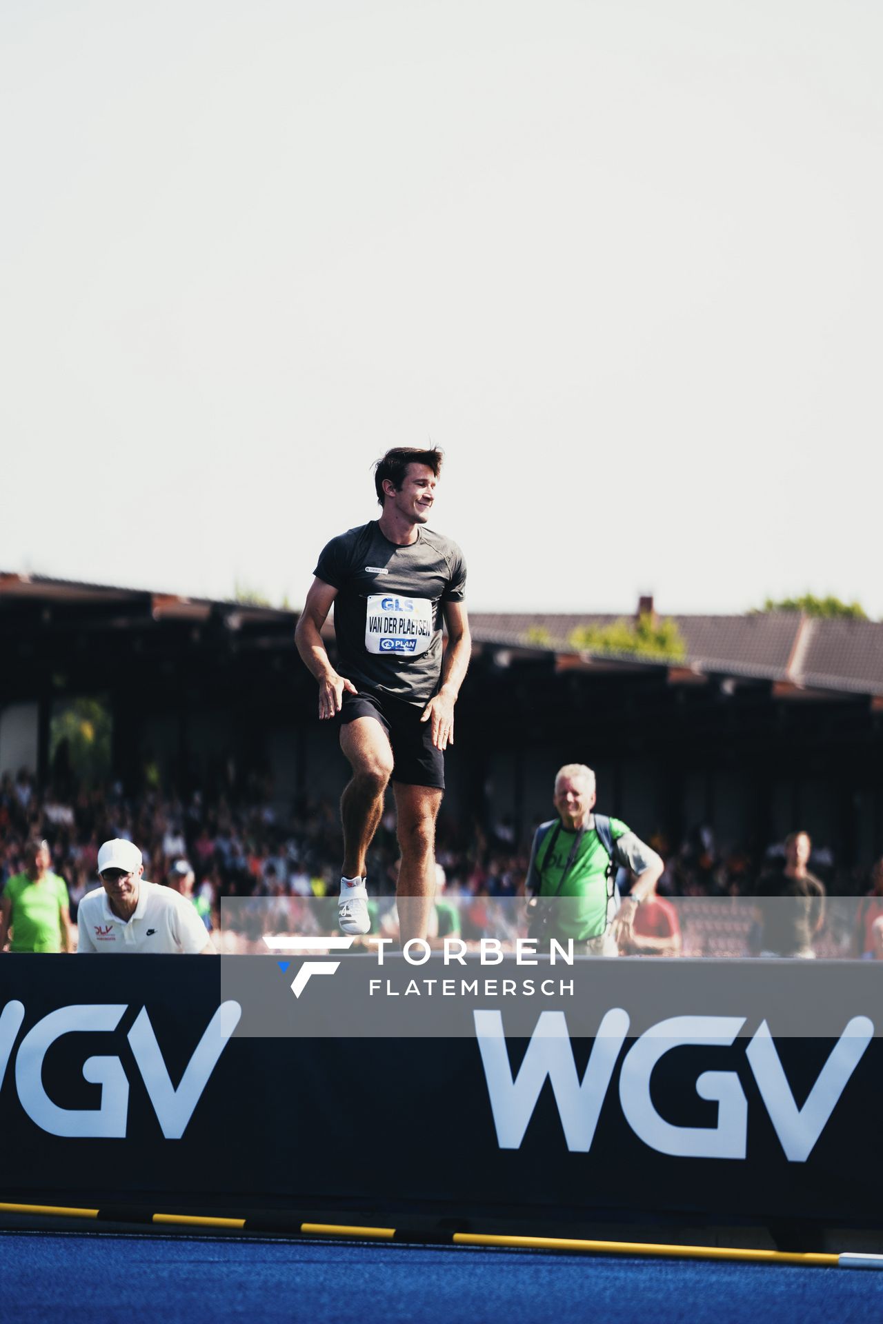 Thomas van der Plaetsen (BEL/Belgien) am 17.06.2023 beim Stadtwerke Ratingen Mehrkampf-Meeting im Stadion am Stadionring in Ratingen