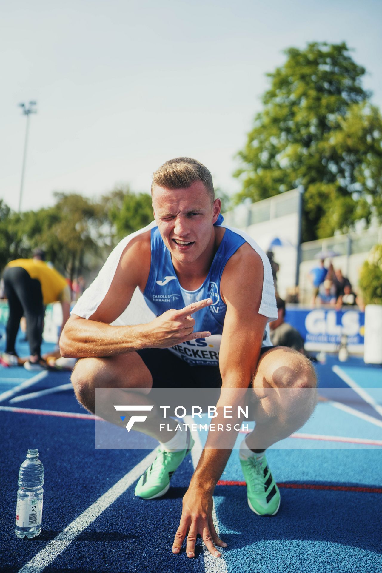 Nico Beckers (GER/LAV Bayer Uerd./Dormagen) am 17.06.2023 beim Stadtwerke Ratingen Mehrkampf-Meeting im Stadion am Stadionring in Ratingen