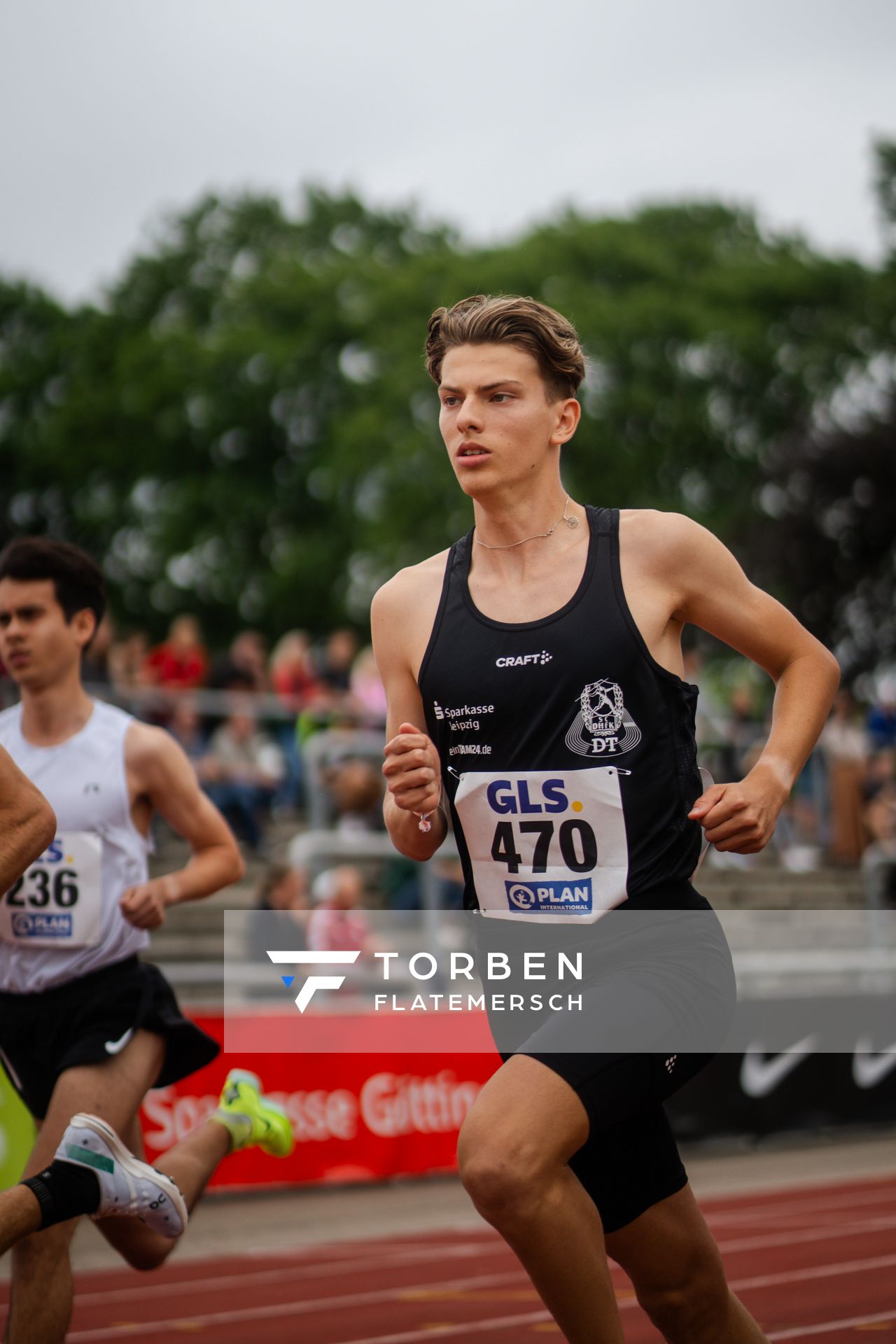 Rodion Beimler (SC DHfK Leipzig e.V.) am 01.07.2023 waehrend den deutschen U23 Leichtathletik-Meisterschaften im Jahnstadion in Göttingen