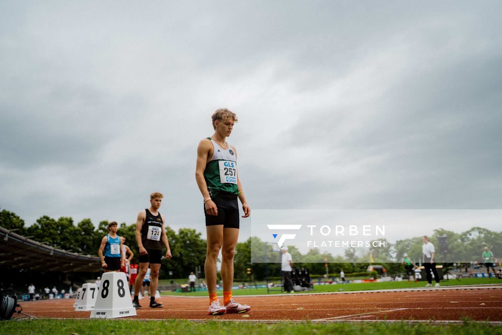 Philip Jensen e Castro (TSG Bergedorf) am 01.07.2023 waehrend den deutschen U23 Leichtathletik-Meisterschaften im Jahnstadion in Göttingen