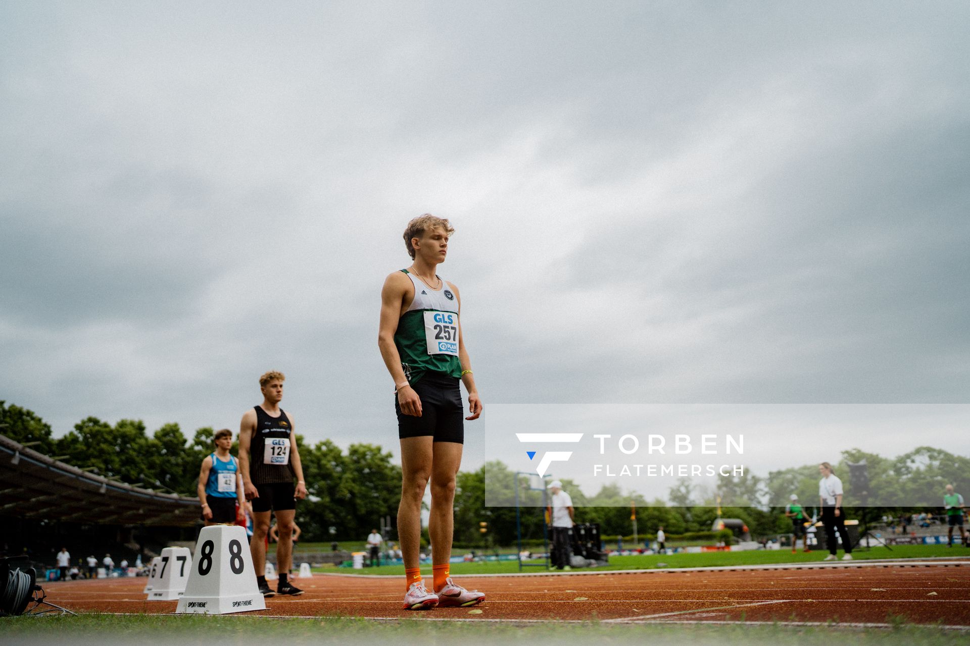 Philip Jensen e Castro (TSG Bergedorf) am 01.07.2023 waehrend den deutschen U23 Leichtathletik-Meisterschaften im Jahnstadion in Göttingen