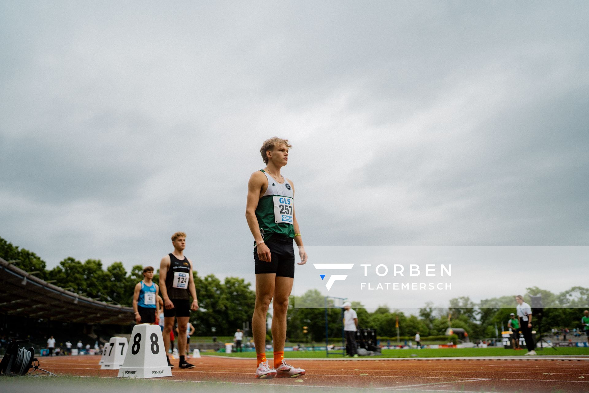 Philip Jensen e Castro (TSG Bergedorf) am 01.07.2023 waehrend den deutschen U23 Leichtathletik-Meisterschaften im Jahnstadion in Göttingen