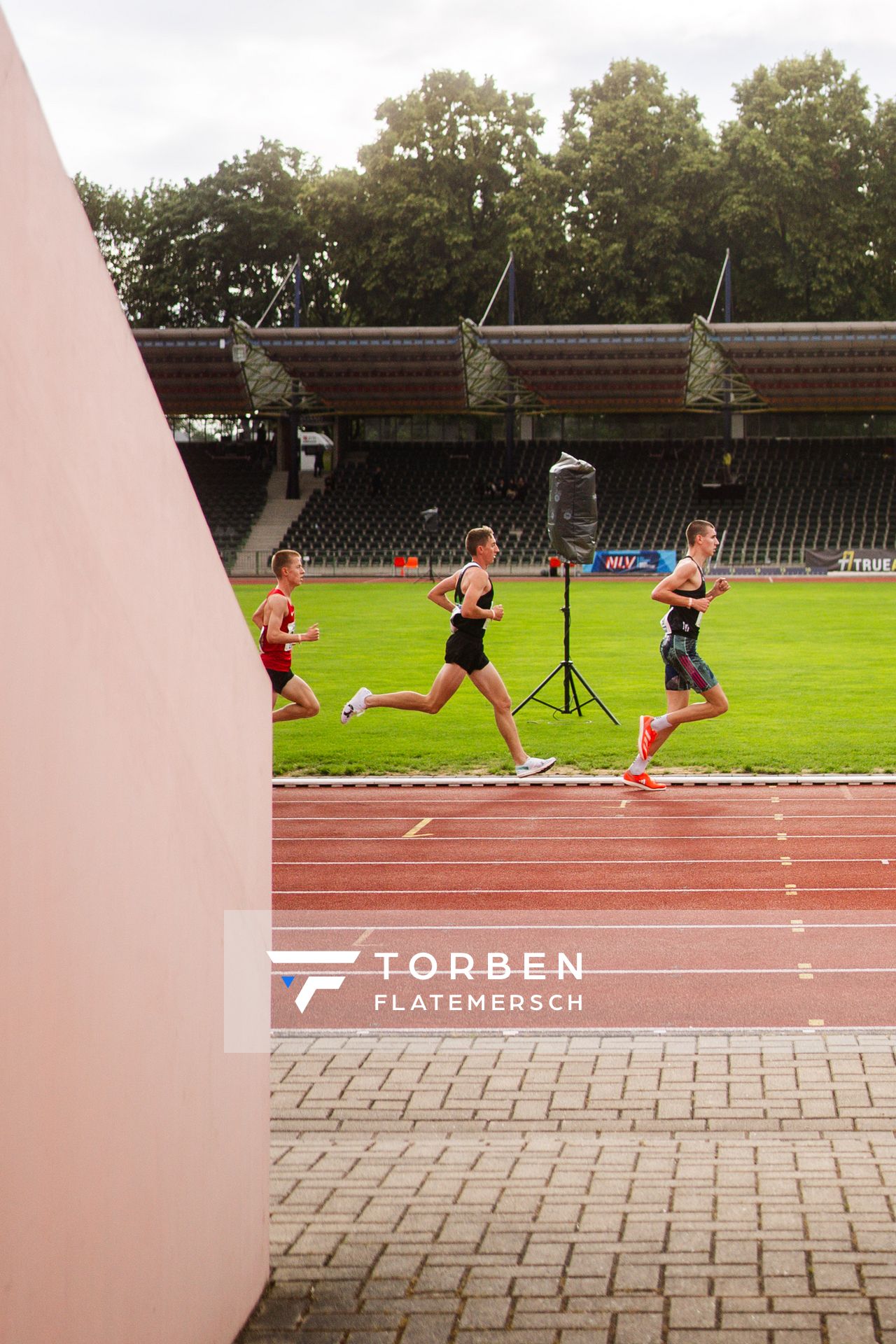 Benjamin Dern (Silvesterlauf Trier) am 01.07.2023 waehrend den deutschen U23 Leichtathletik-Meisterschaften im Jahnstadion in Göttingen