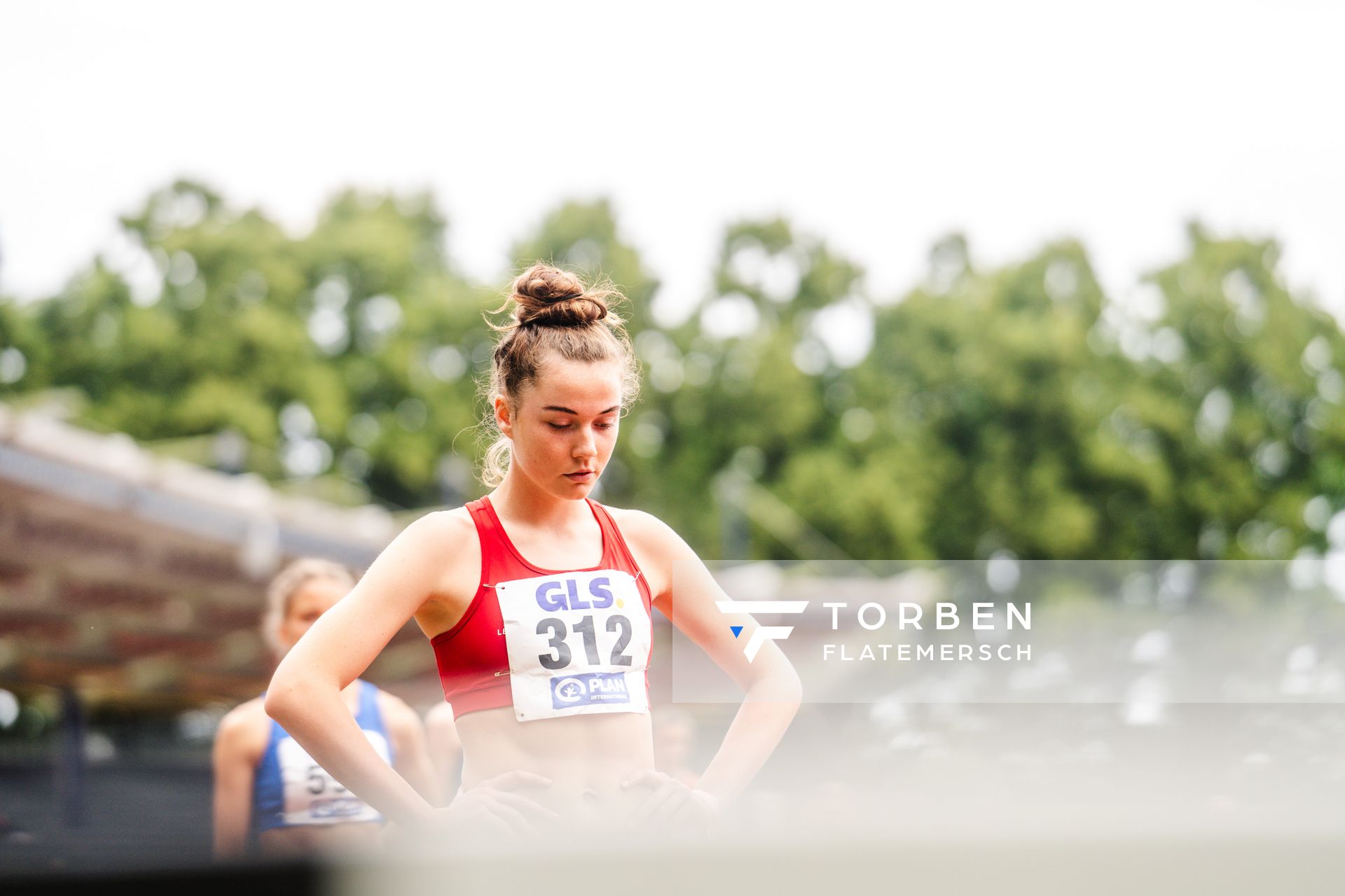 Smilla Kolbe (VfL Eintracht Hannover) am 02.07.2023 waehrend den deutschen U23 Leichtathletik-Meisterschaften im Jahnstadion in Göttingen