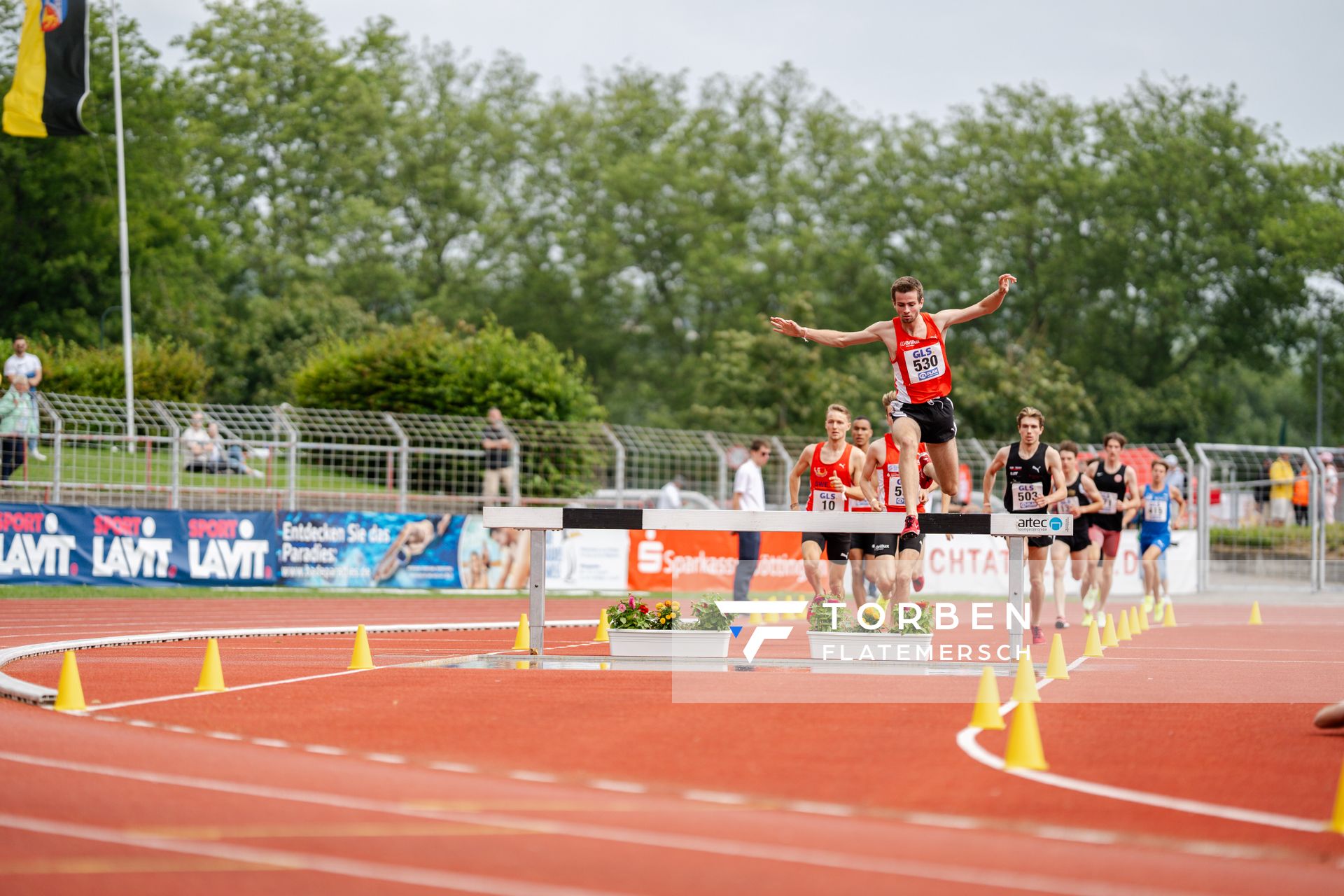 Marco Sietmann (LG Brillux Muenster) am 02.07.2023 waehrend den deutschen U23 Leichtathletik-Meisterschaften im Jahnstadion in Göttingen