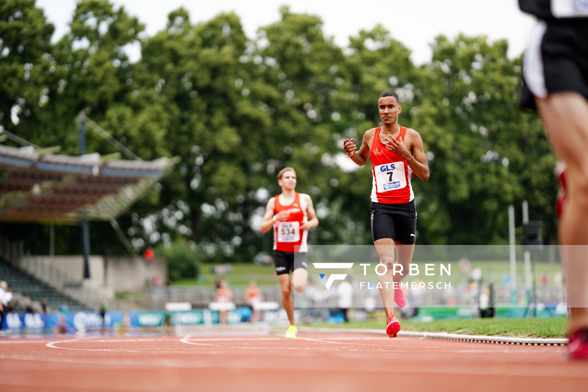 Florian Zittel (LG Region Karlsruhe) am 02.07.2023 waehrend den deutschen U23 Leichtathletik-Meisterschaften im Jahnstadion in Göttingen