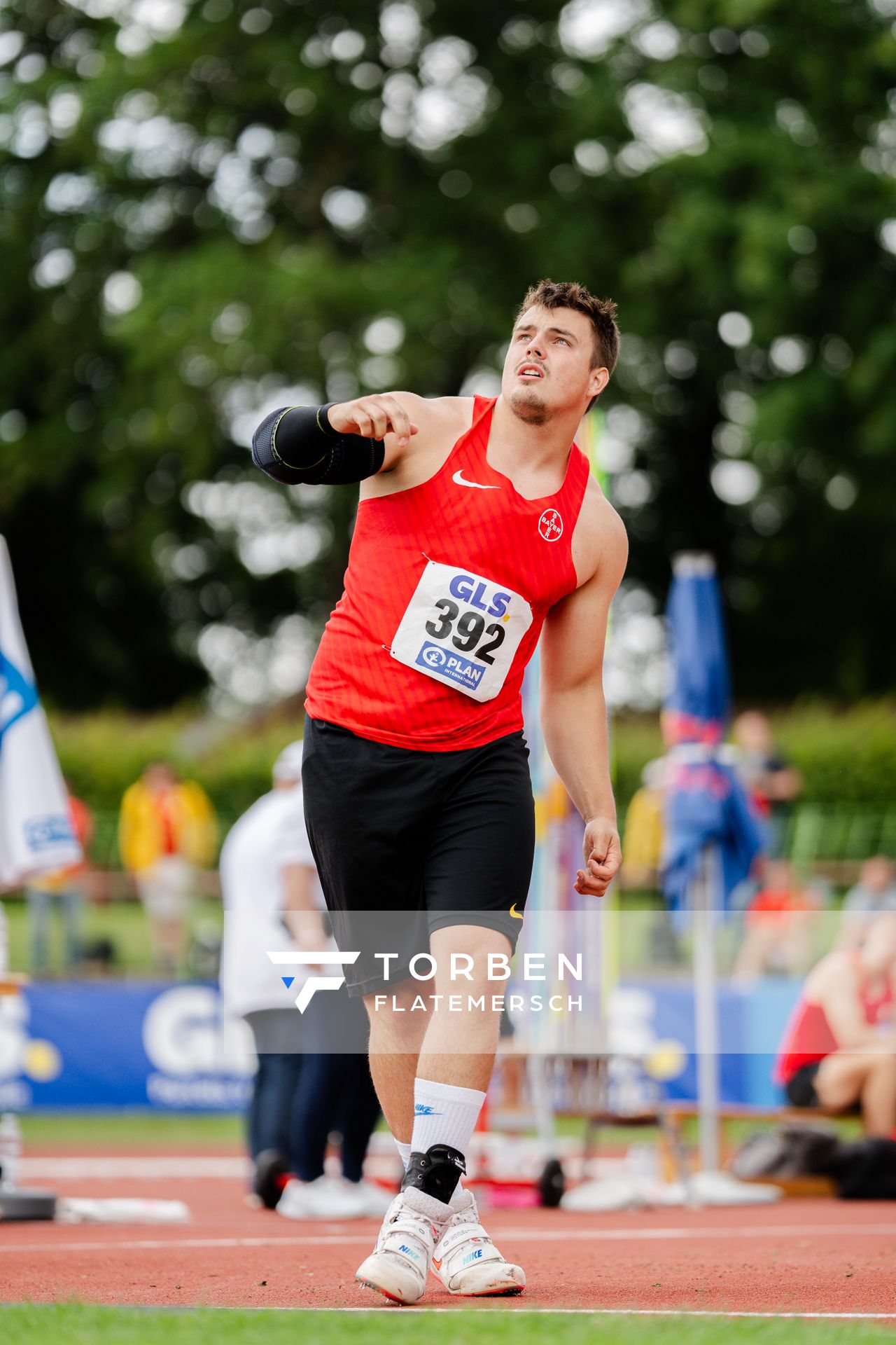 Max Dehning (TSV Bayer 04 Leverkusen) am 02.07.2023 waehrend den deutschen U23 Leichtathletik-Meisterschaften im Jahnstadion in Göttingen