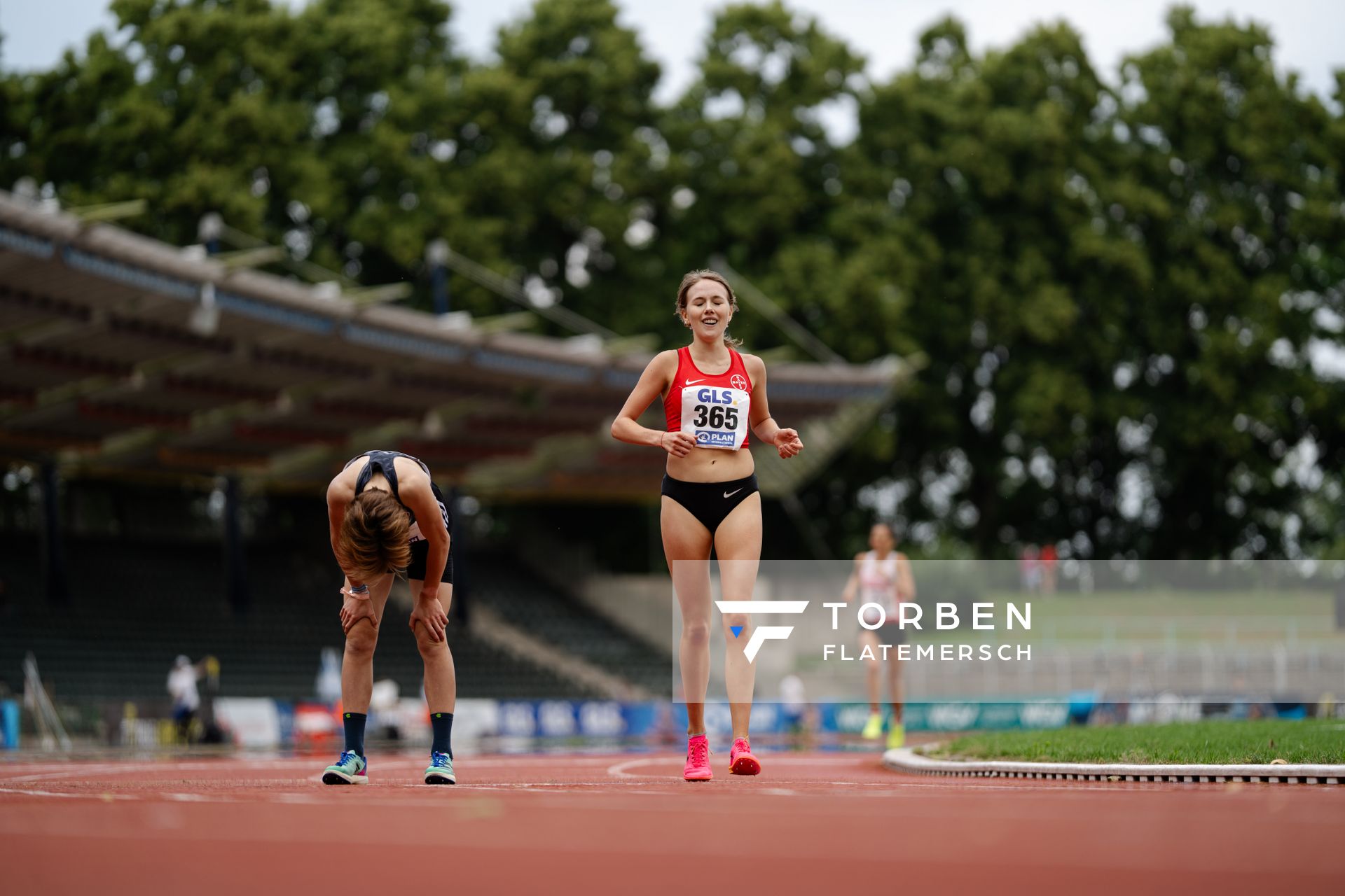 Annasophie Drees (TSV Bayer 04 Leverkusen) am 02.07.2023 waehrend den deutschen U23 Leichtathletik-Meisterschaften im Jahnstadion in Göttingen