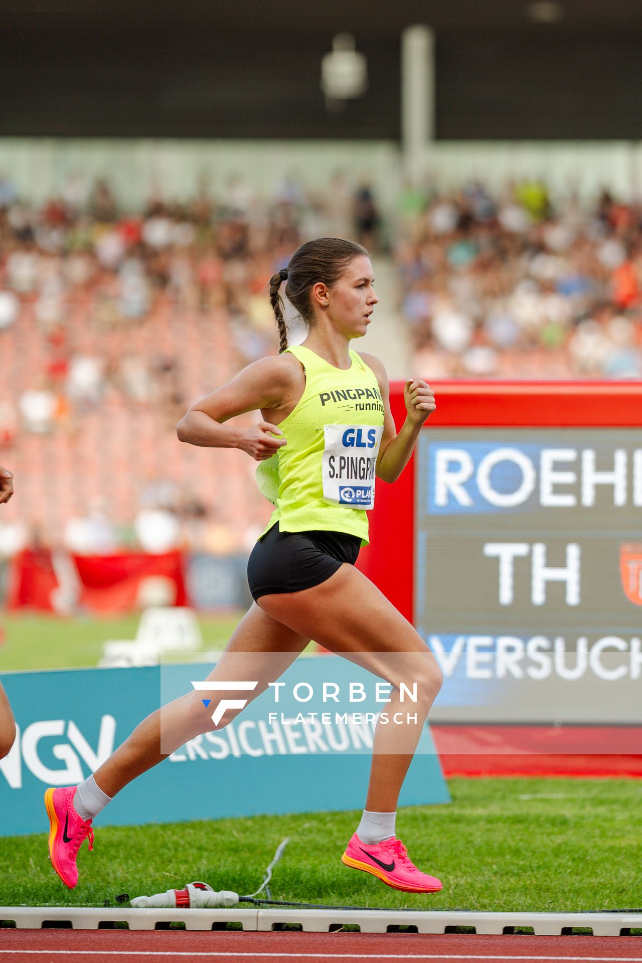 Svenja Pingpank (Hannover Athletics) während der 113. Deutschen Leichtathletik-Meisterschaften am 08.07.2023 im Auestadion in Kassel