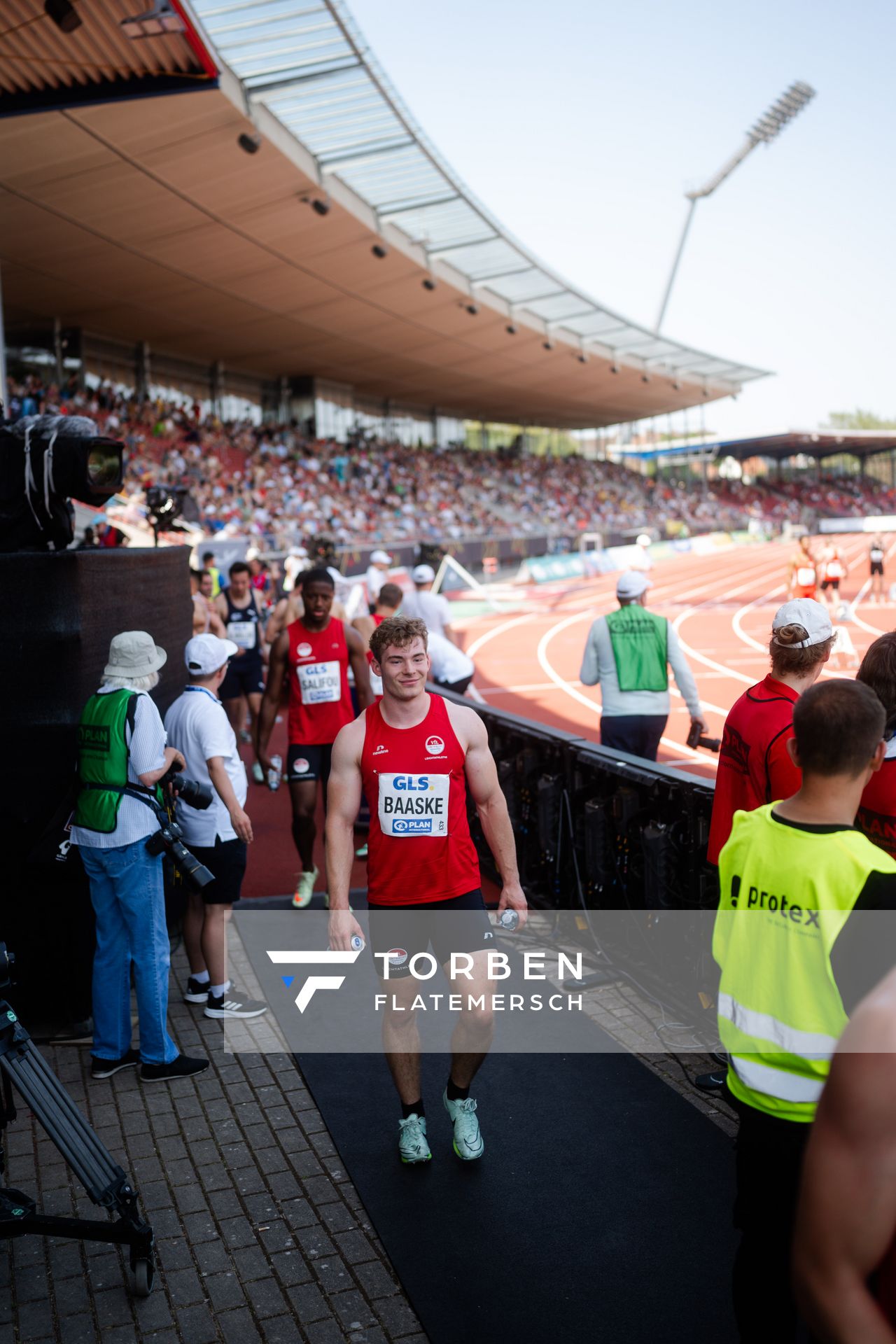 Armin Baaske (VfL Eintracht Hannover) während der 113. Deutschen Leichtathletik-Meisterschaften am 09.07.2023 im Auestadion in Kassel