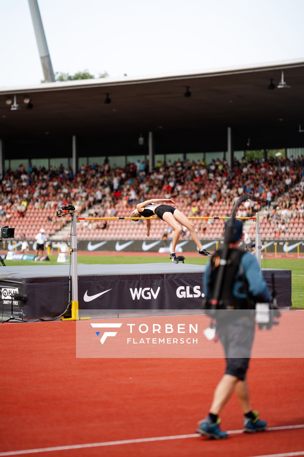 Imke Onnen (Hannover 96) während der 113. Deutschen Leichtathletik-Meisterschaften am 09.07.2023 im Auestadion in Kassel