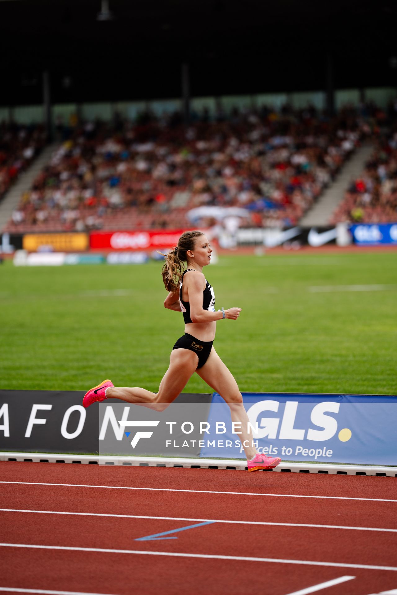 Katharina Trost (LG Stadtwerke Muenchen) während der 113. Deutschen Leichtathletik-Meisterschaften am 09.07.2023 im Auestadion in Kassel