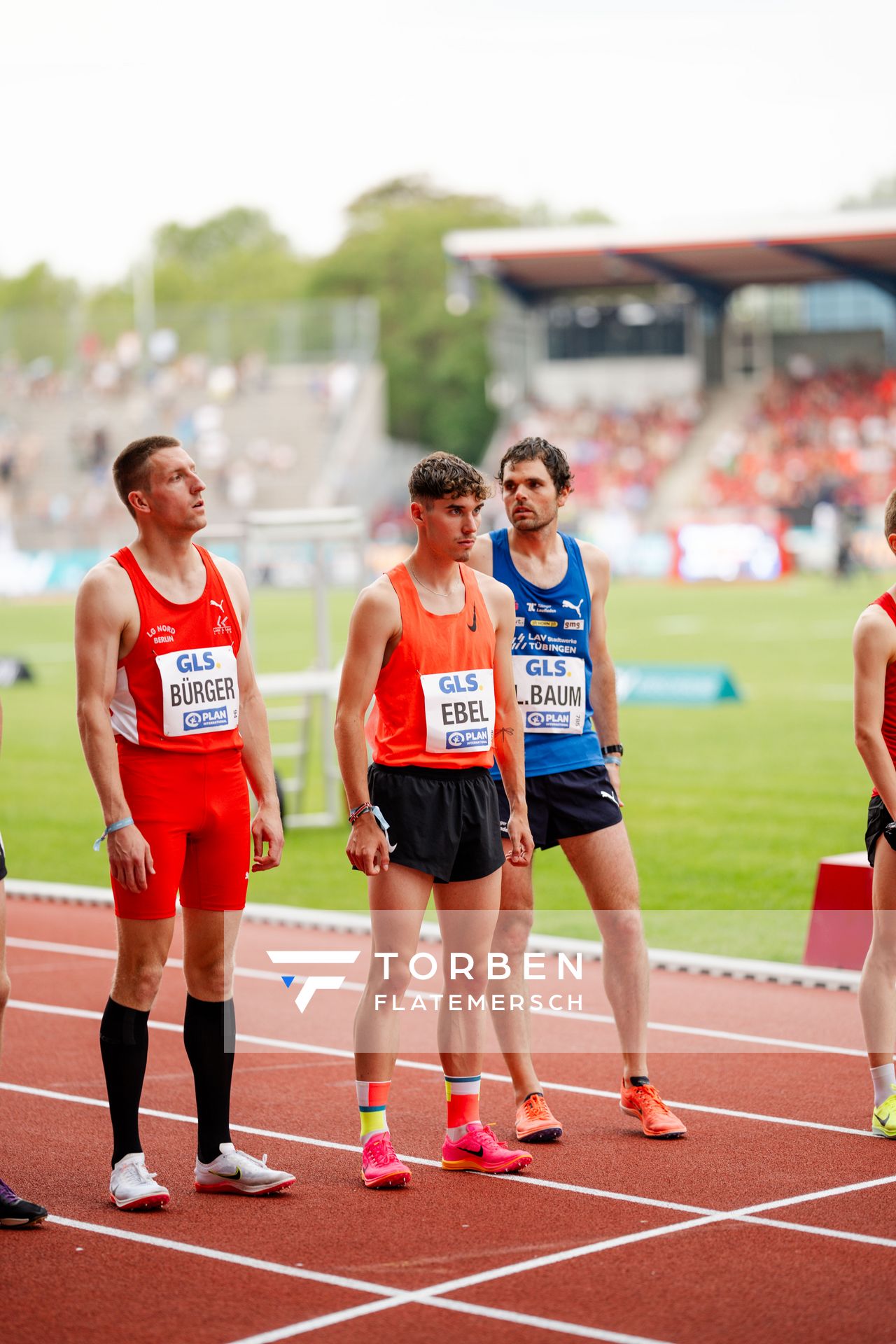 Felix Ebel (Emder Laufgemeinschaft) während der 113. Deutschen Leichtathletik-Meisterschaften am 09.07.2023 im Auestadion in Kassel