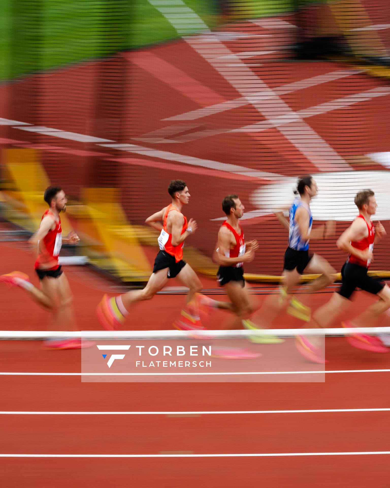 Felix Ebel (Emder Laufgemeinschaft) während der 113. Deutschen Leichtathletik-Meisterschaften am 09.07.2023 im Auestadion in Kassel