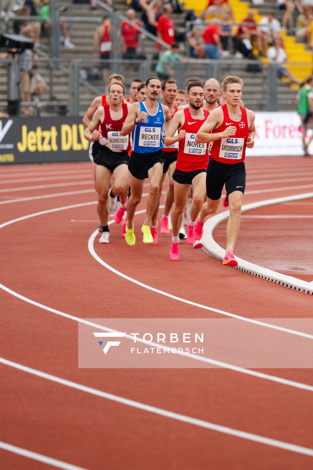 Till Grommisch (TSV Bayer 04 Leverkusen) während der 113. Deutschen Leichtathletik-Meisterschaften am 09.07.2023 im Auestadion in Kassel