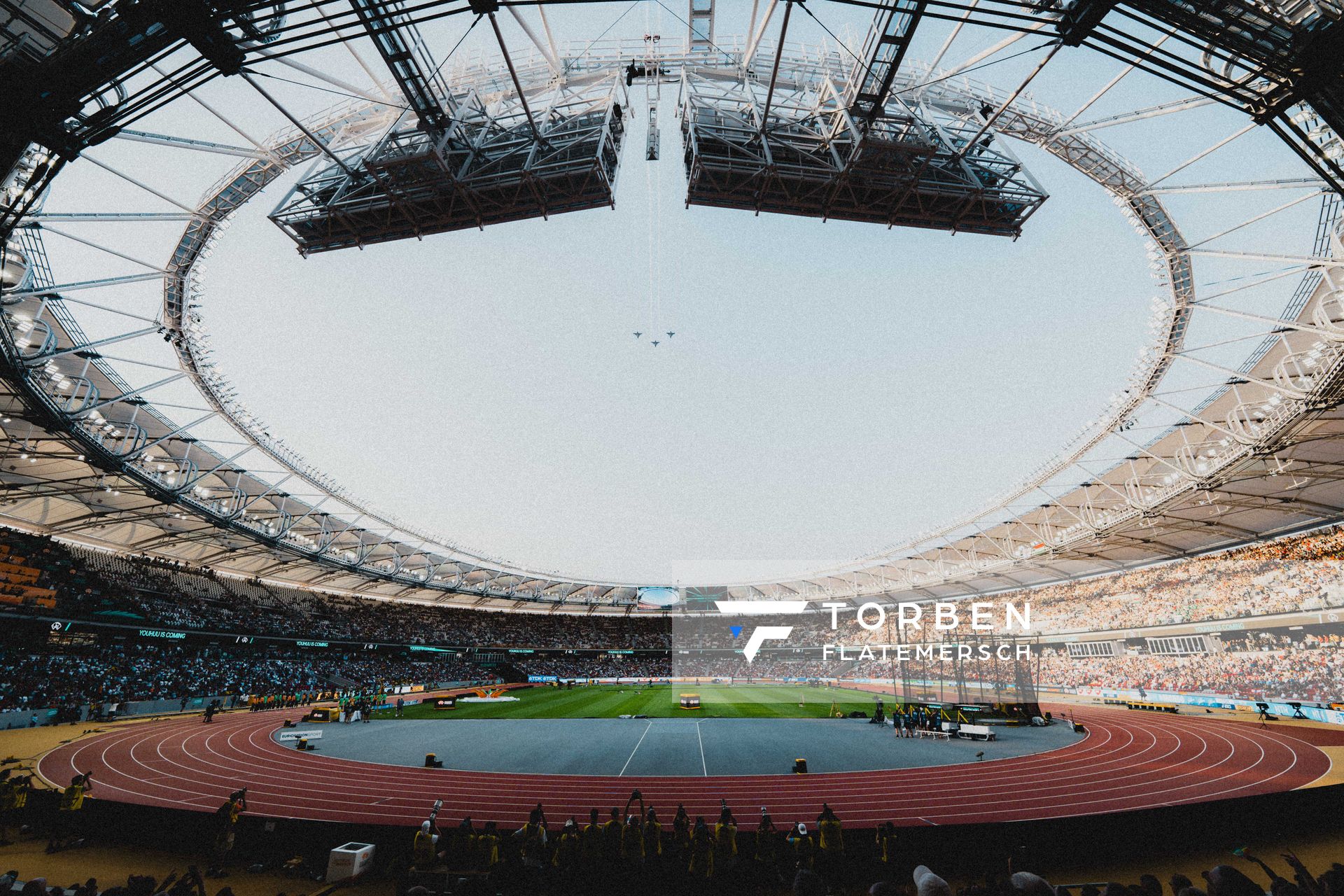 Opening Ceremony during day 1 of the World Athletics Championships Budapest 23 at the National Athletics Centre in Budapest, Hungary on August 19, 2023.