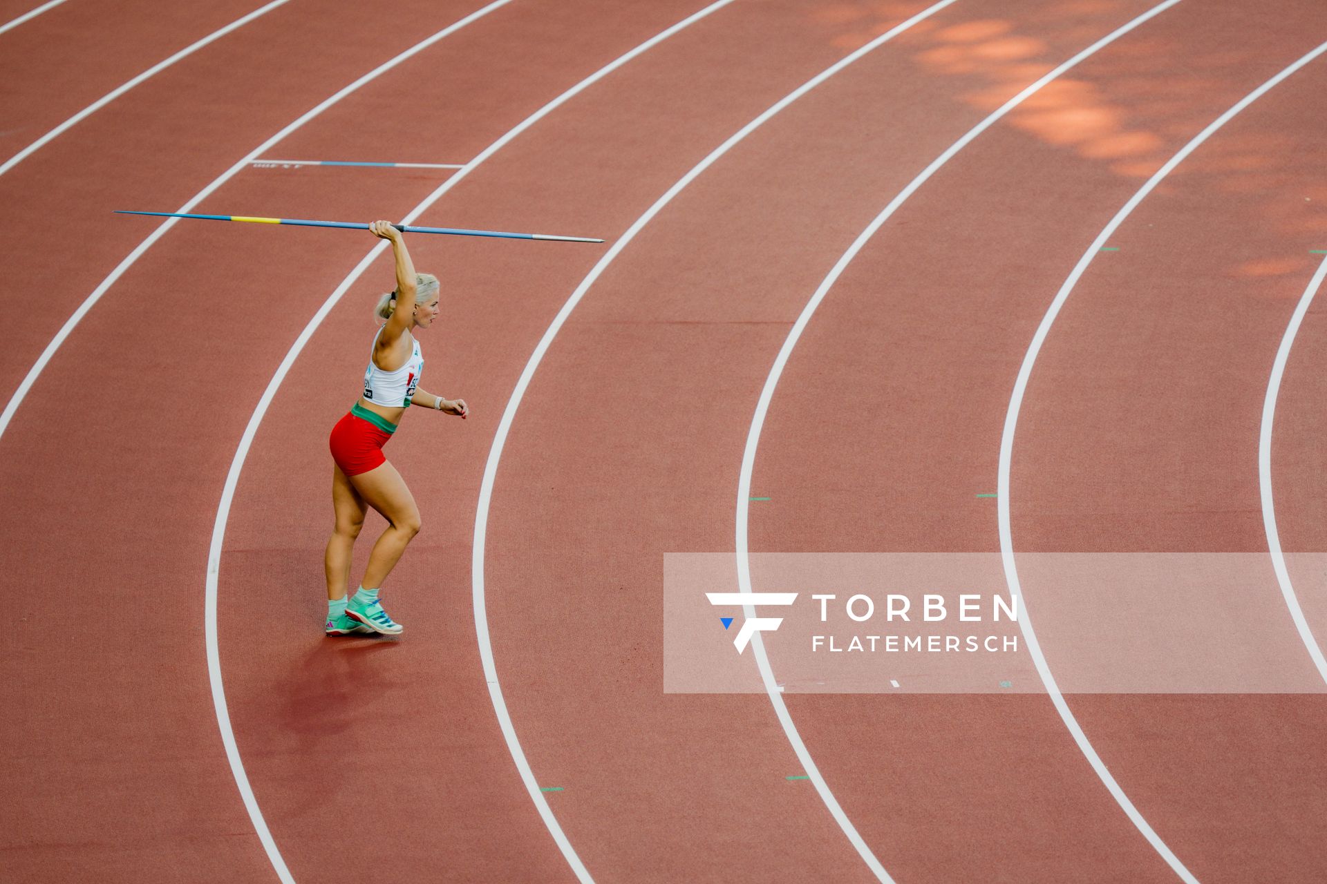 Réka Szilágyi (HUN/Hungary) during the Javelin Throw on Day 5 of the World Athletics Championships Budapest 23 at the National Athletics Centre in Budapest, Hungary on August 23, 2023.