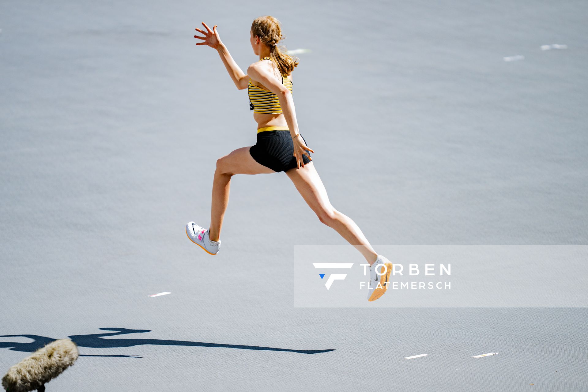 Johanna Göring (GER/Germany) during the High Jump on Day 7 of the World Athletics Championships Budapest 23 at the National Athletics Centre in Budapest, Hungary on August 25, 2023.