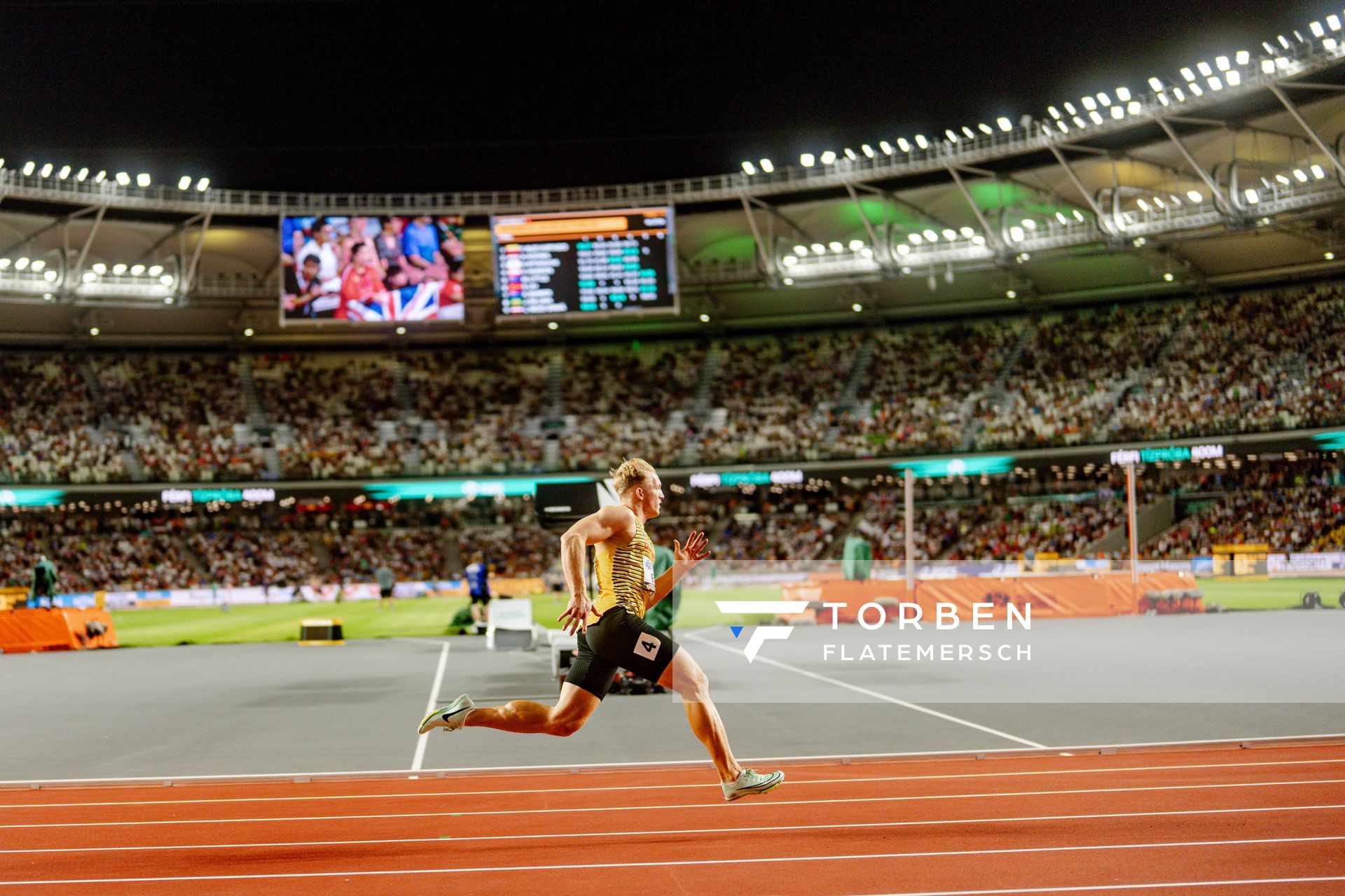 Manuel Eitel (GER/Germany) during the Decathlon on Day 7 of the World Athletics Championships Budapest 23 at the National Athletics Centre in Budapest, Hungary on August 25, 2023.