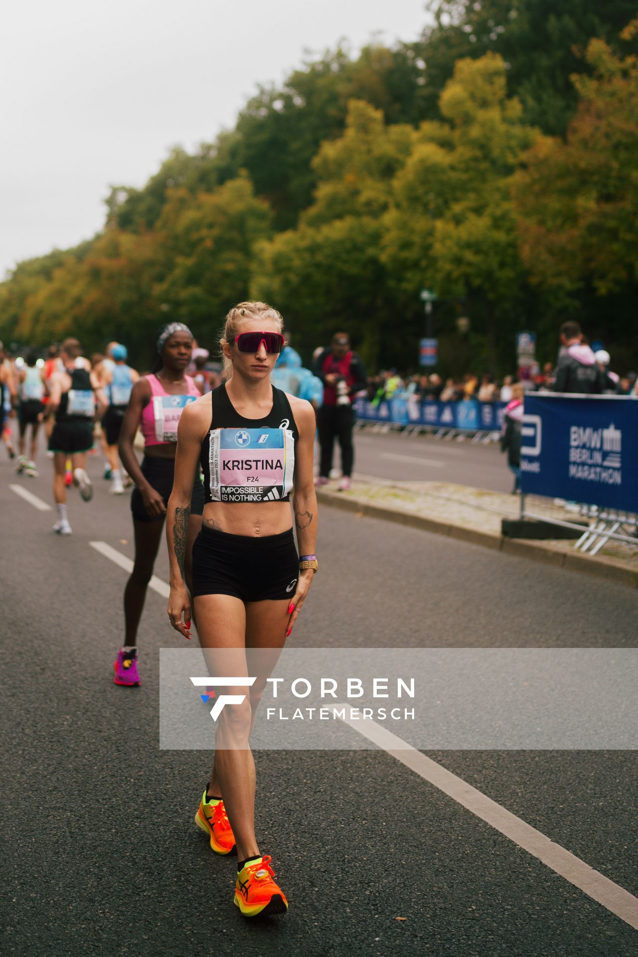 Kristina Hendel (GER/ Germany) am 24.09.2023 beim Berlin Marathon in Berlin