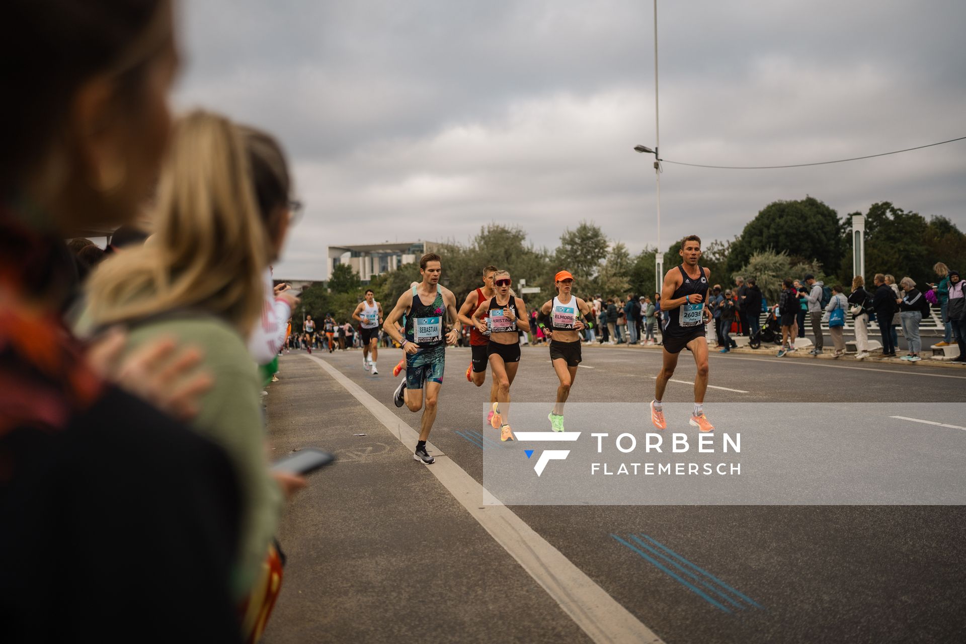 Sebastian Hendel (GER/ Germany), Kristina Hendel (GER/ Germany) am 24.09.2023 beim Berlin Marathon in Berlin