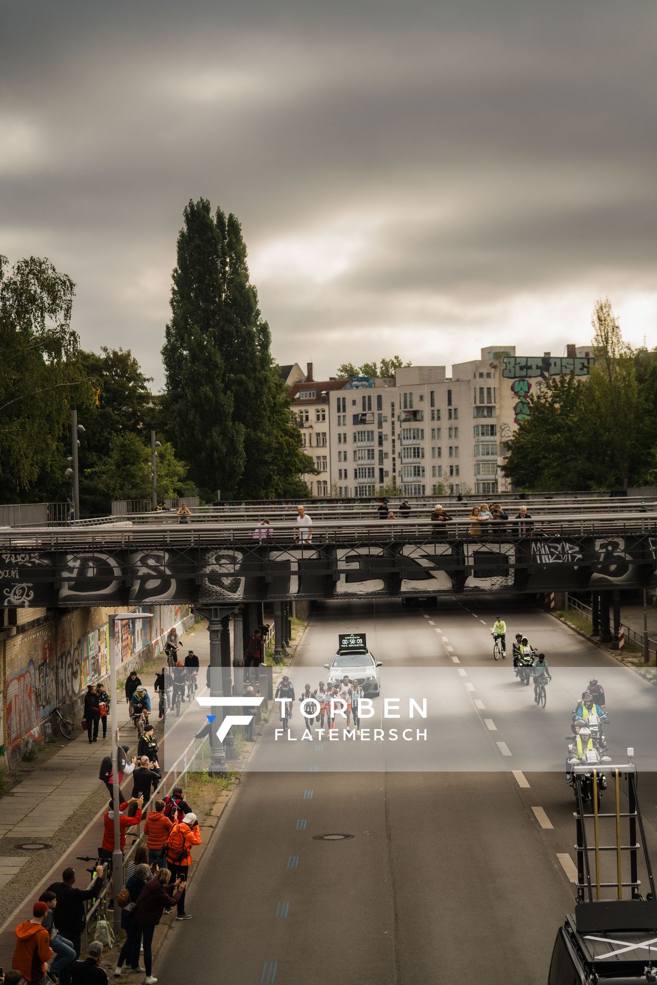 Eliud Kipchoge (KEN/Kenya) am 24.09.2023 beim Berlin Marathon in Berlin