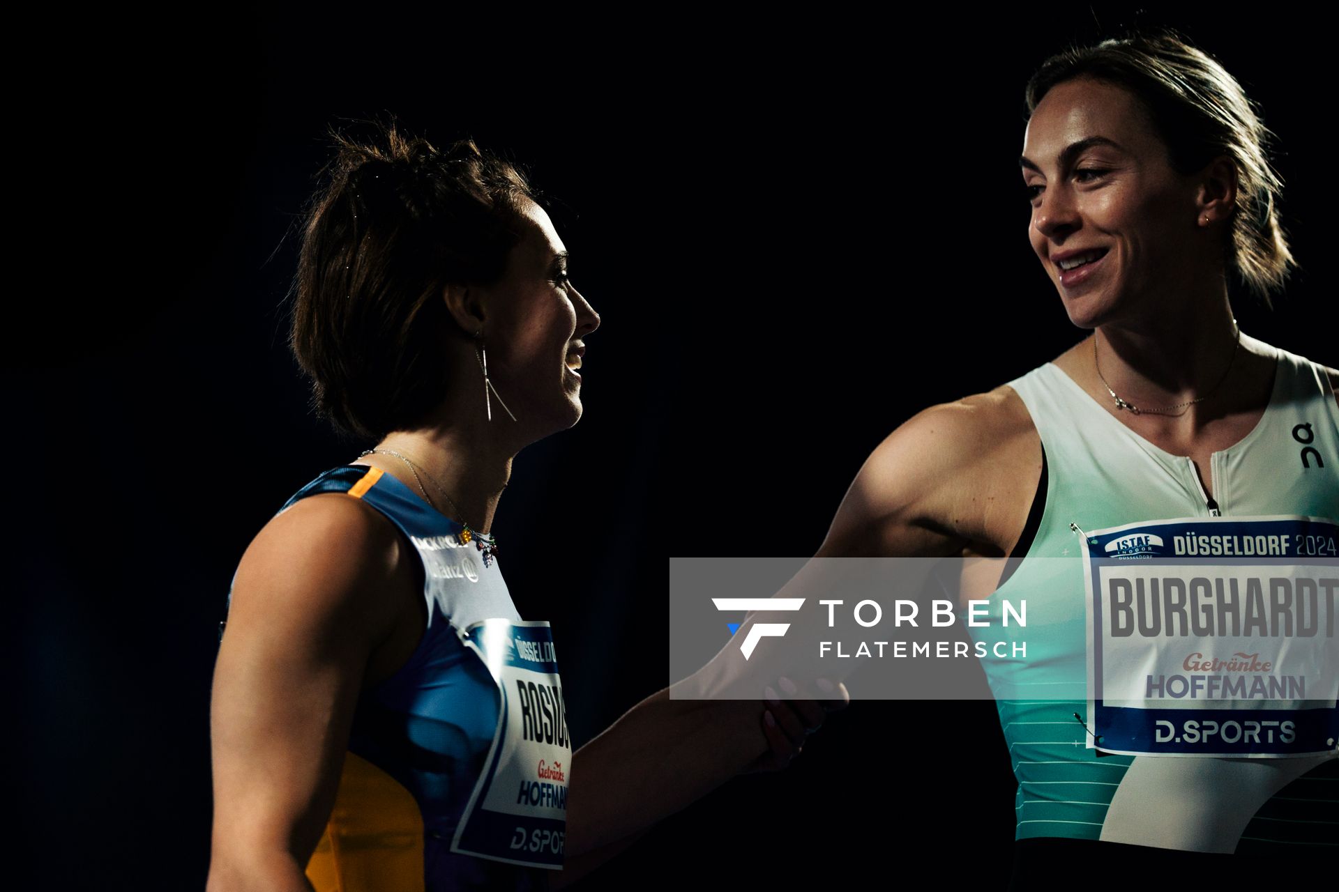 Rani Rosius (BEL) beim 4. ISTAF INDOOR Düsseldorf am 04.02.2024 im PSD Bank Dome in Düsseldorf
