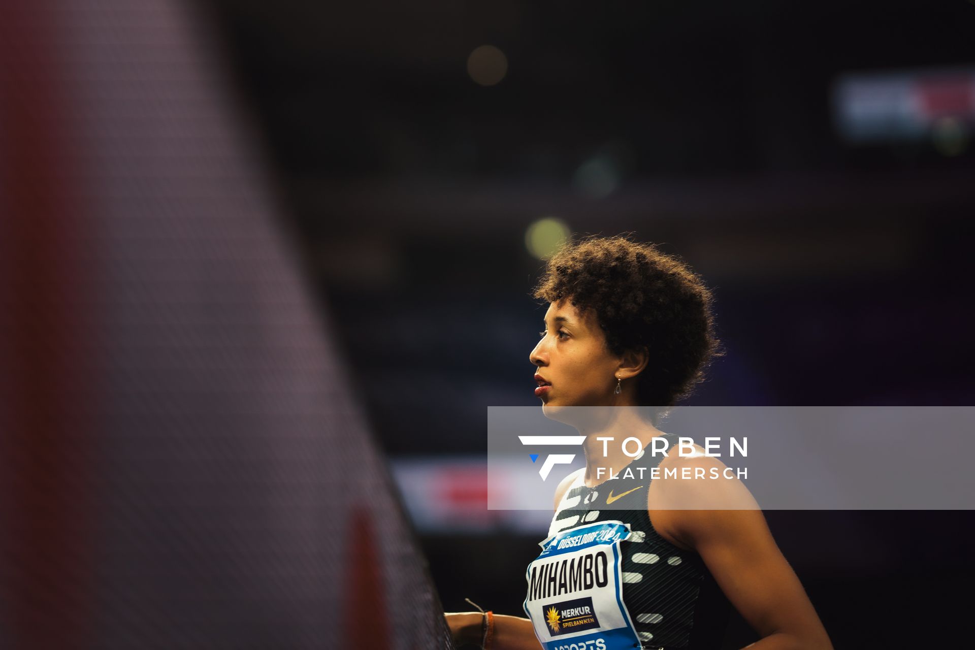 Malaika Mihambo (GER/LG Kurpfalz) im Weitsprung beim 4. ISTAF INDOOR Düsseldorf am 04.02.2024 im PSD Bank Dome in Düsseldorf