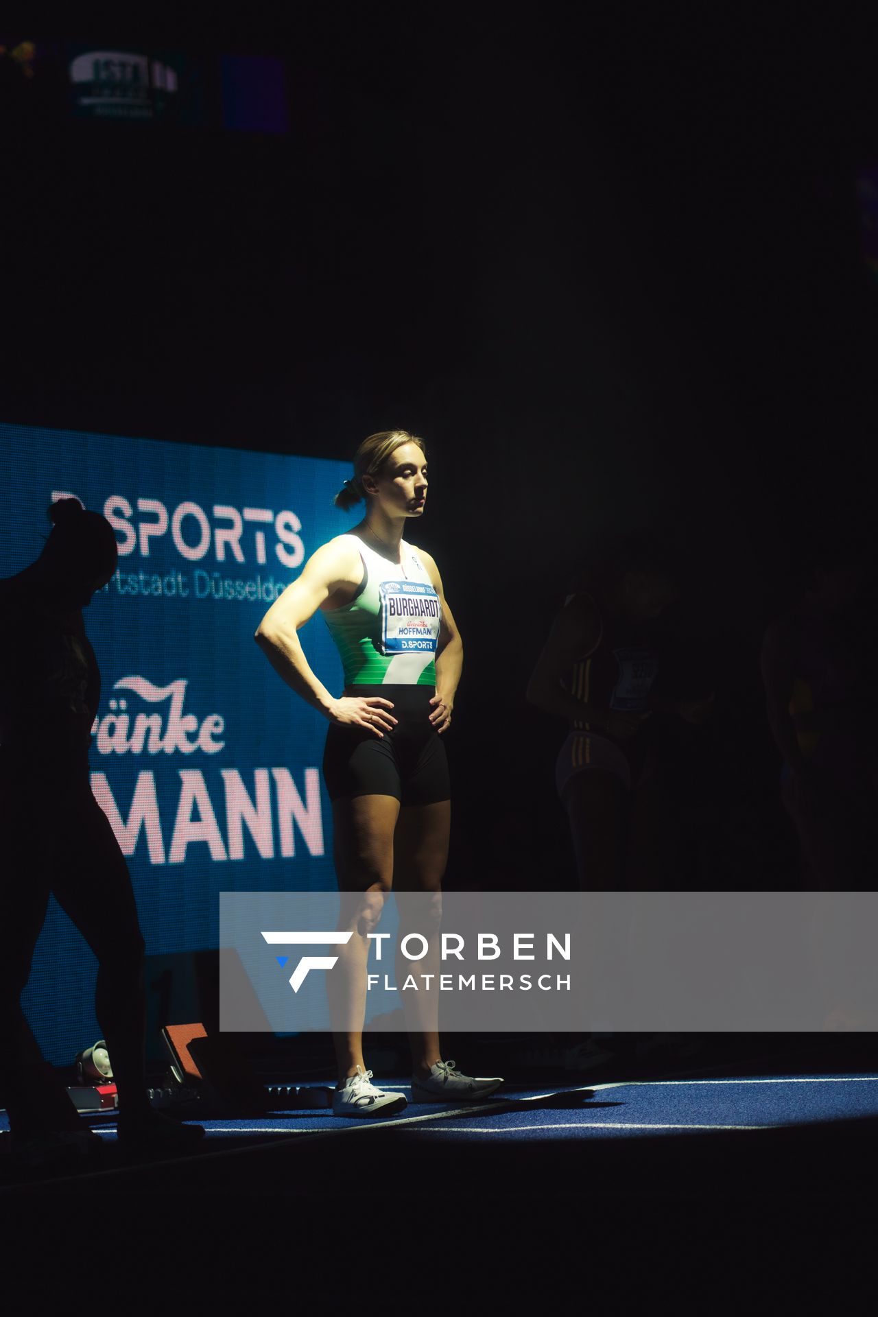 Alexandra Burghardt (GER/LG Gendorf Wacker Burghausen) beim 4. ISTAF INDOOR Düsseldorf am 04.02.2024 im PSD Bank Dome in Düsseldorf