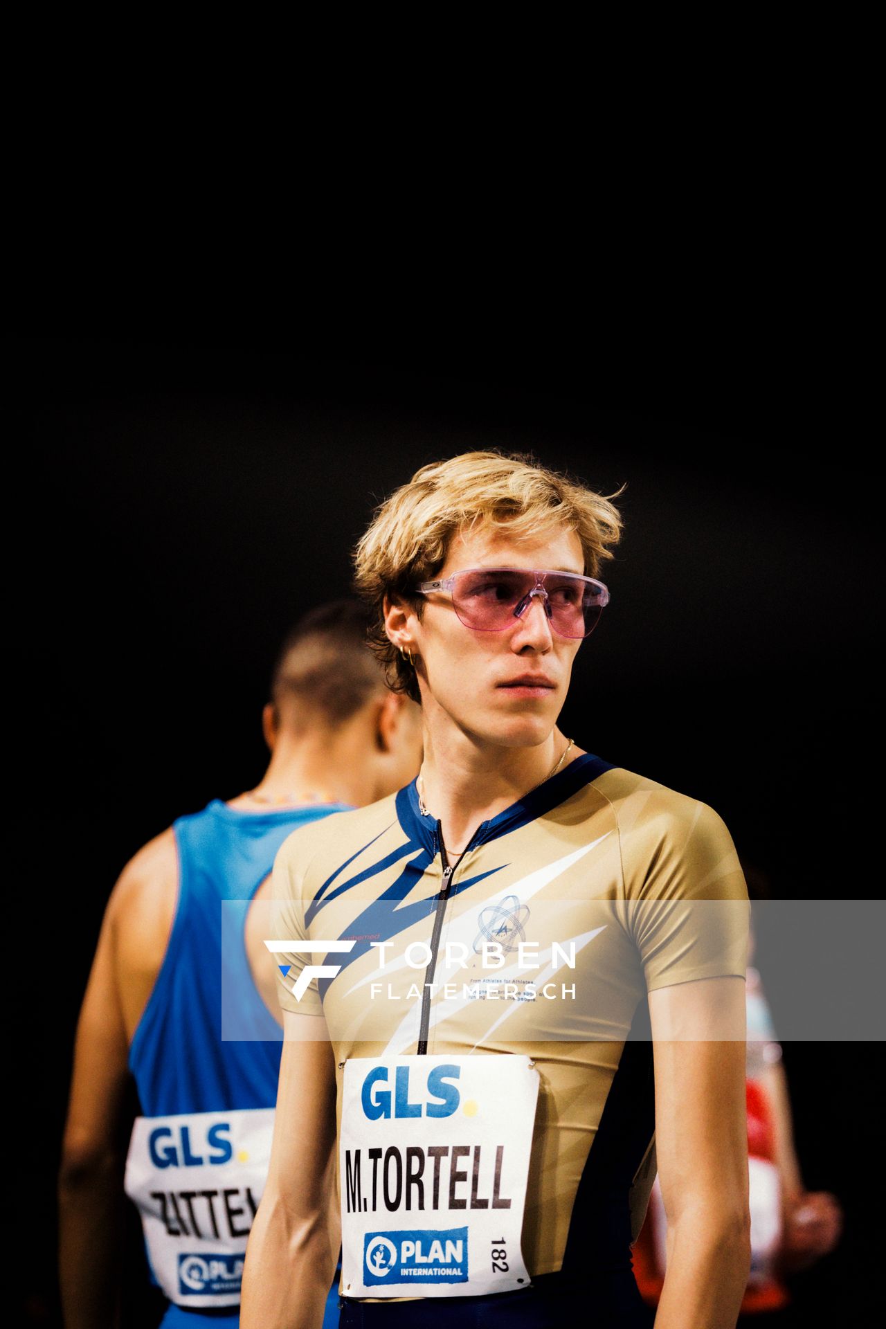 Marc Tortell (Athletics Team Karben) am 17.02.2024 während den 71. Deutschen Leichtathletik-Hallenmeisterschaften in der QUARTERBACK Immobilien ARENA in Leipzig