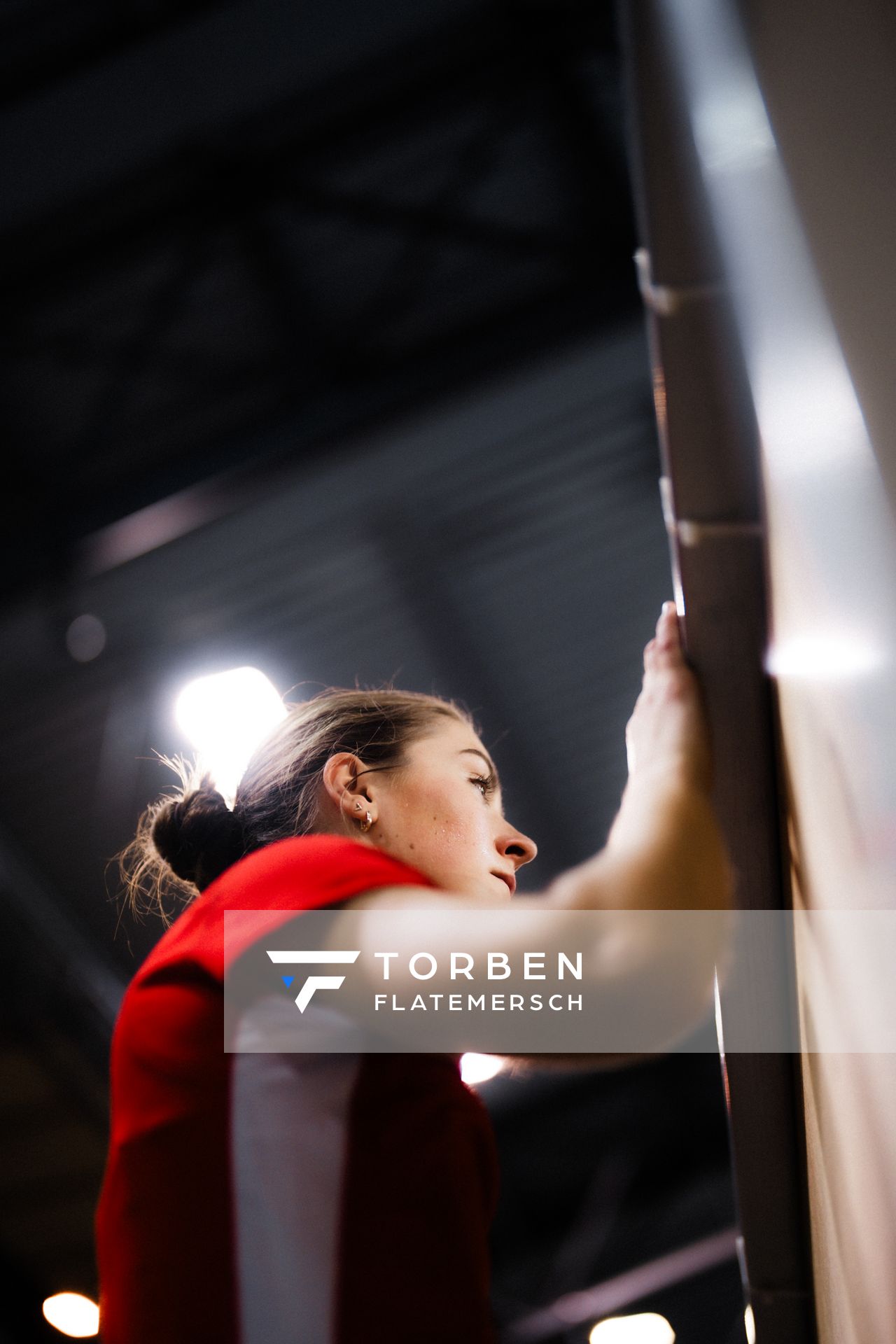 Carolin Bothe (LG Olympia Dortmund) am 17.02.2024 während den 71. Deutschen Leichtathletik-Hallenmeisterschaften in der QUARTERBACK Immobilien ARENA in Leipzig