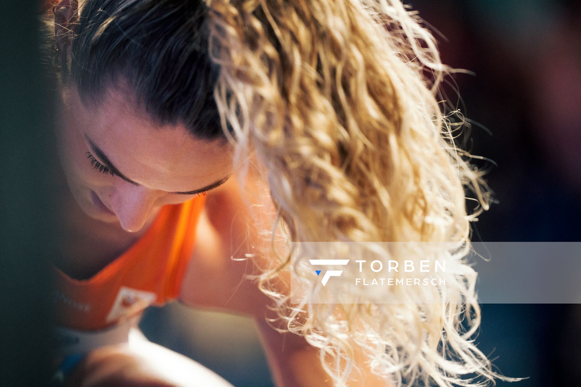 Lieke Klaver (NED/NEtherlands) am 01.03.2024 bei den World Athletics Indoor Championships in Glasgow (Schottland / Vereinigtes Königreich)