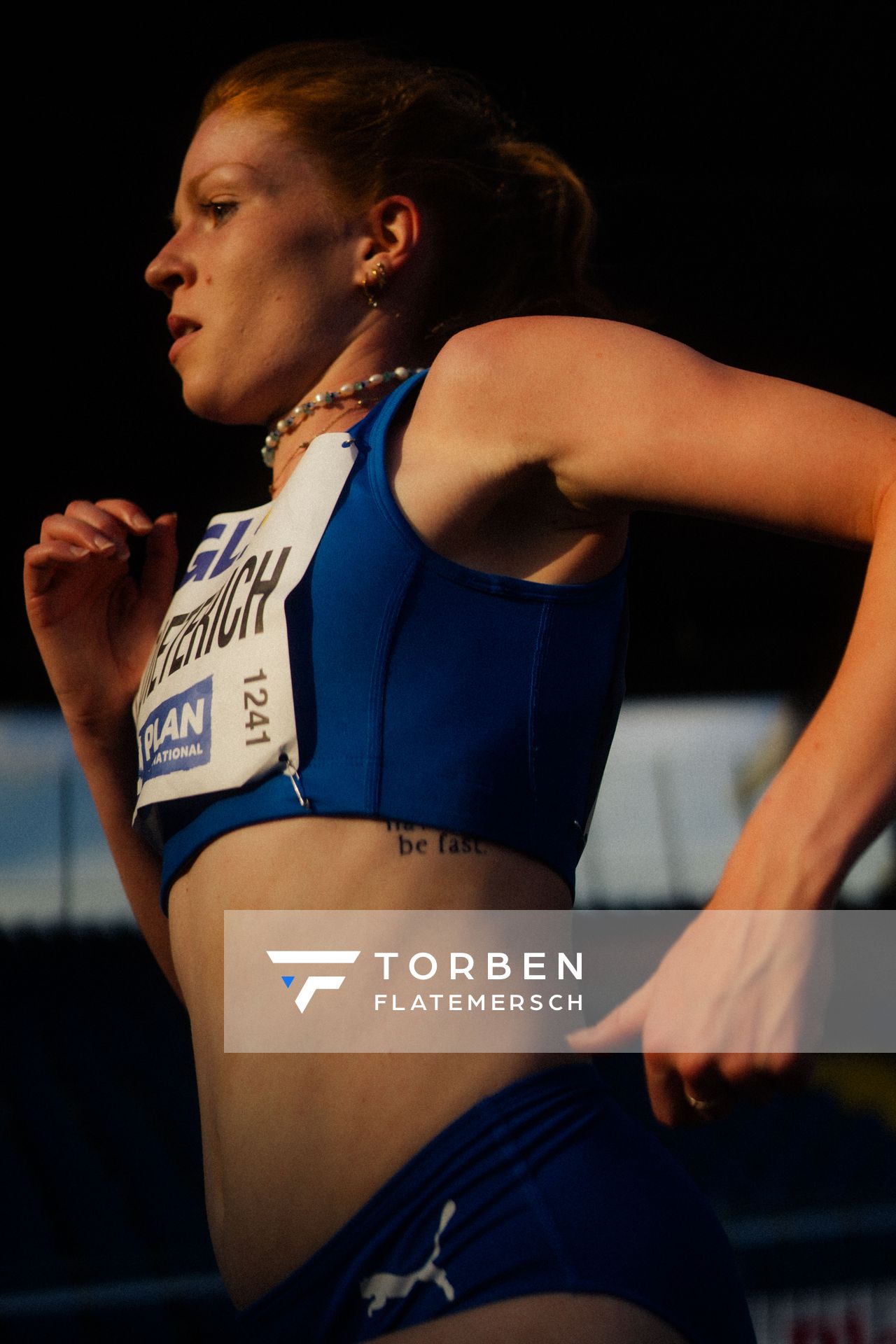 Eva Dieterich (LAV Stadtwerke Tübingen) am 28.06.2024 beim 5000m Lauf bei den deutschen Leichtathletik-Meisterschaften 2024 im Eintracht-Stadion in Braunschweig