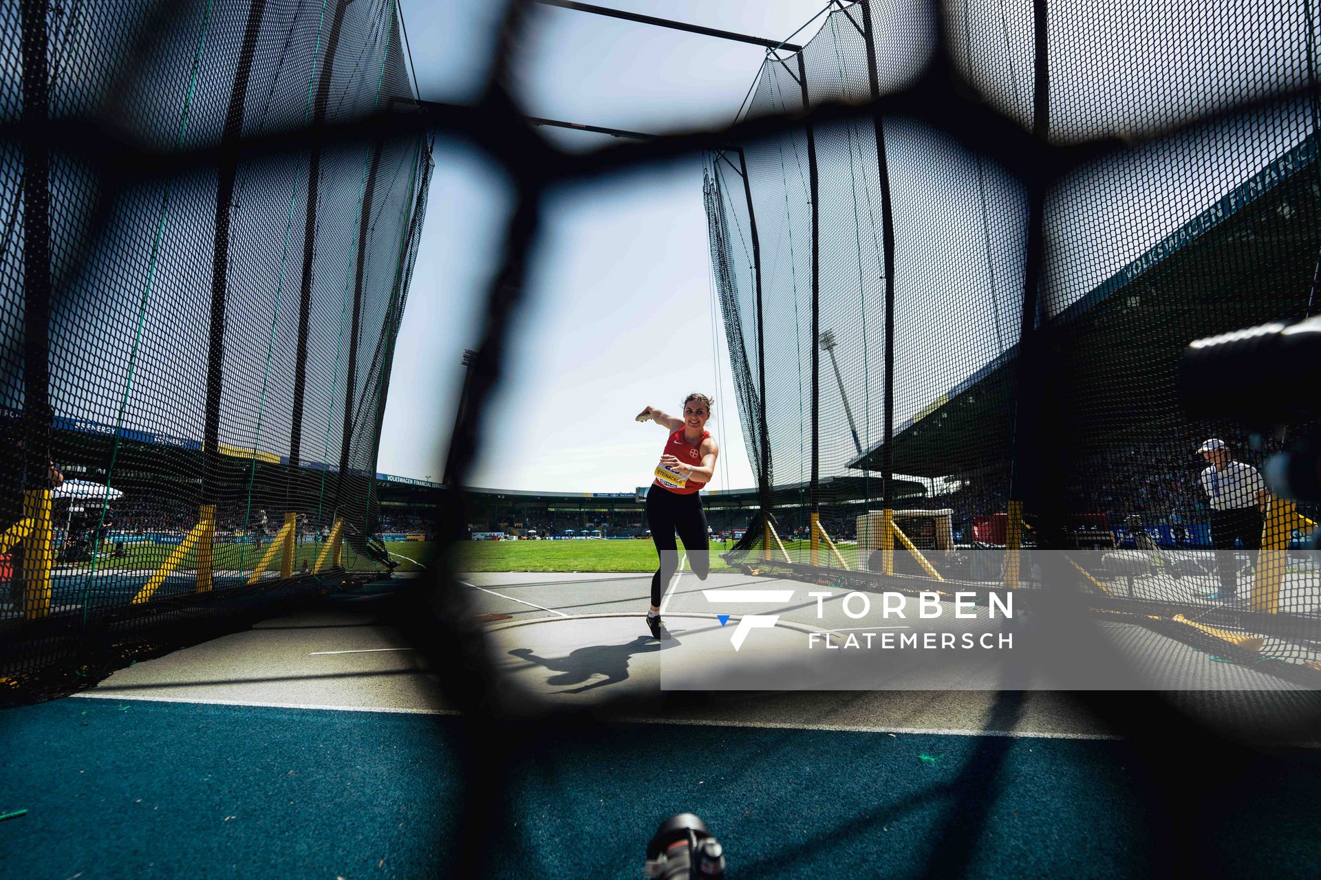 am 29.06.2024 beim 5000m Lauf bei den deutschen Leichtathletik-Meisterschaften 2024 im Eintracht-Stadion in Braunschweig