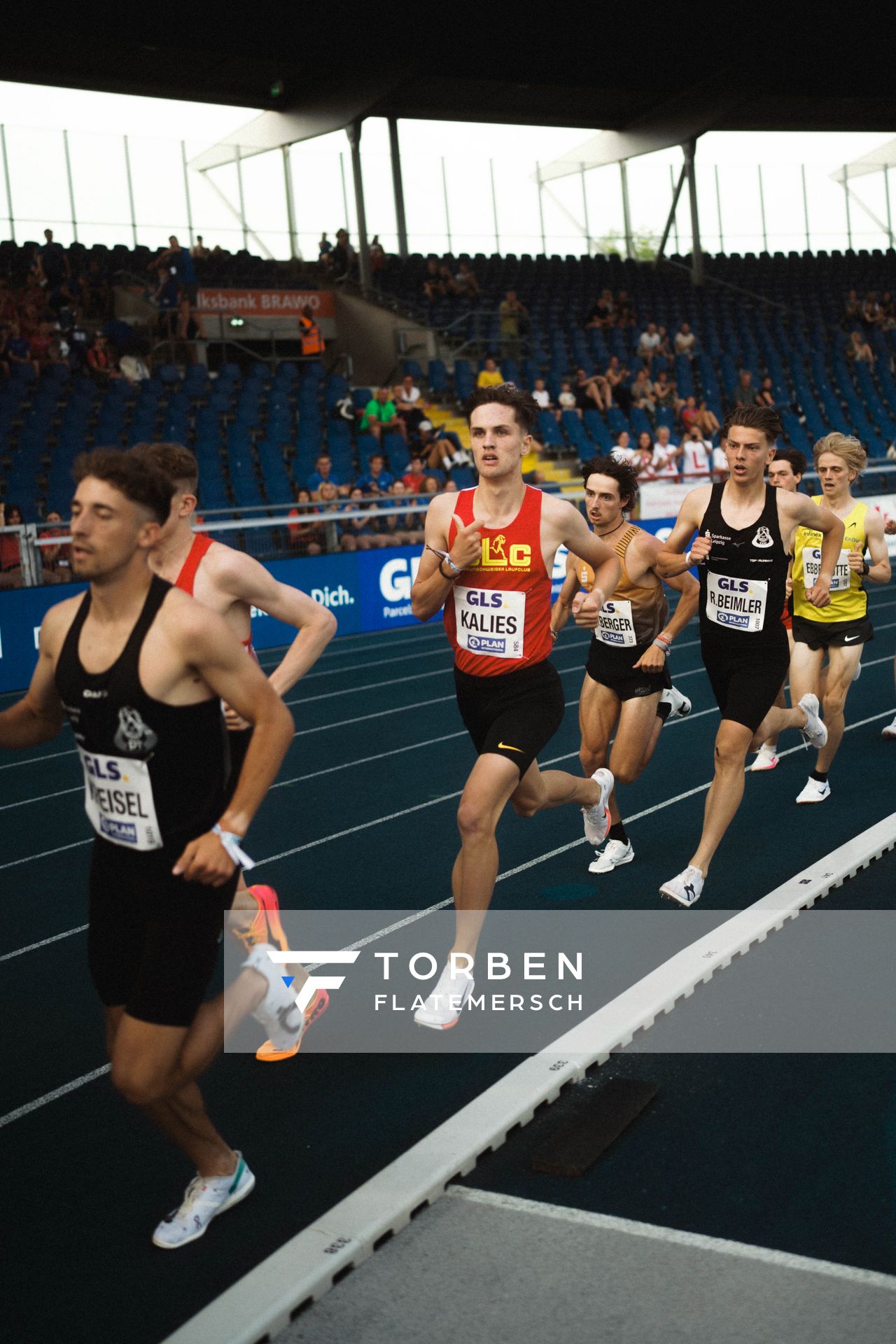 am 29.06.2024 beim 5000m Lauf bei den deutschen Leichtathletik-Meisterschaften 2024 im Eintracht-Stadion in Braunschweig